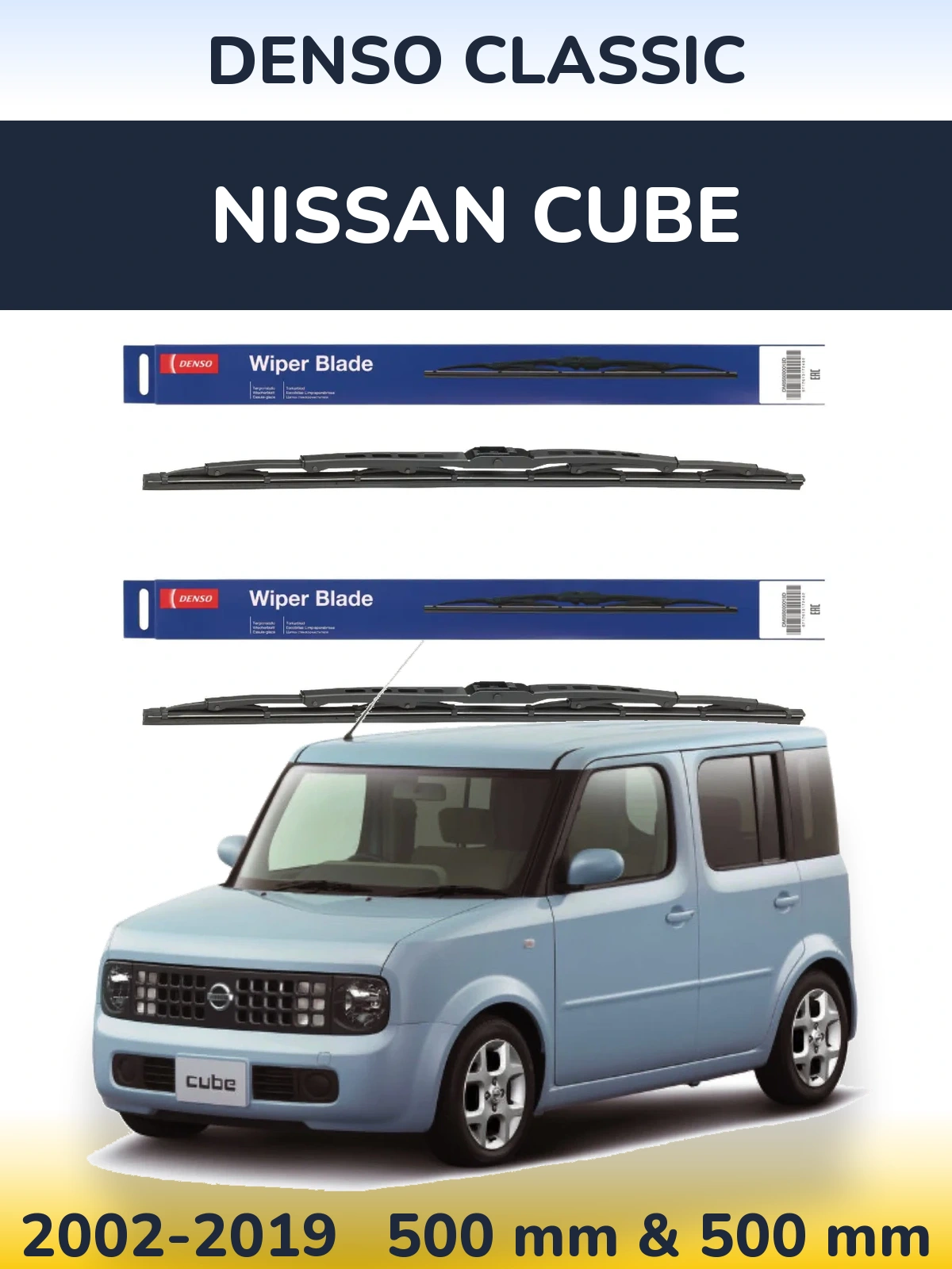 Torkarblad Denso Classic för Nissan Cube