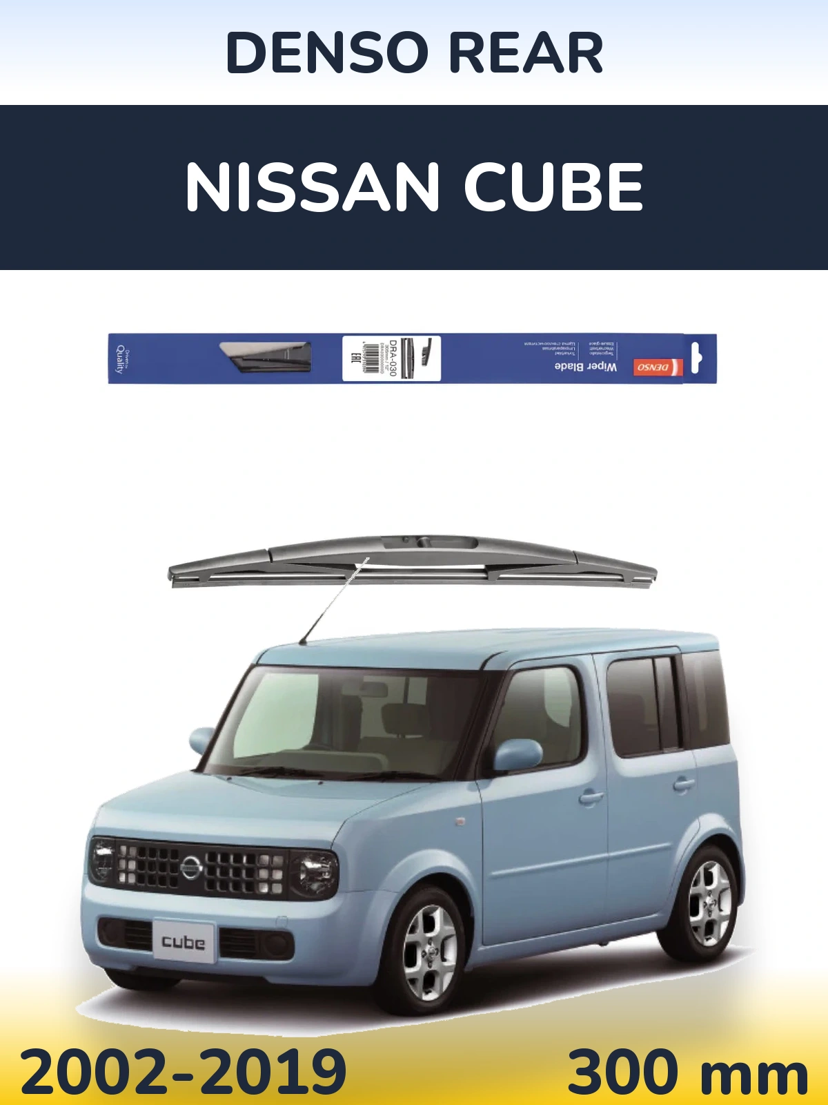 Torkarblad Denso Rear för Nissan Cube