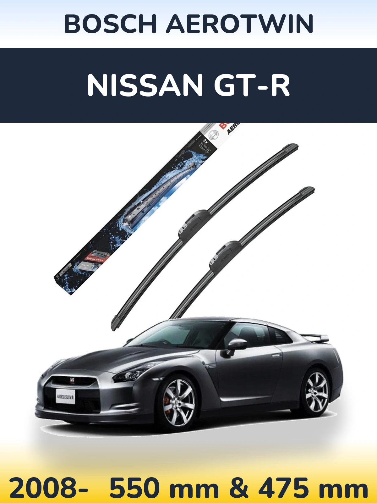 Torkarblad BOSCH AeroTwin för Nissan GT-R