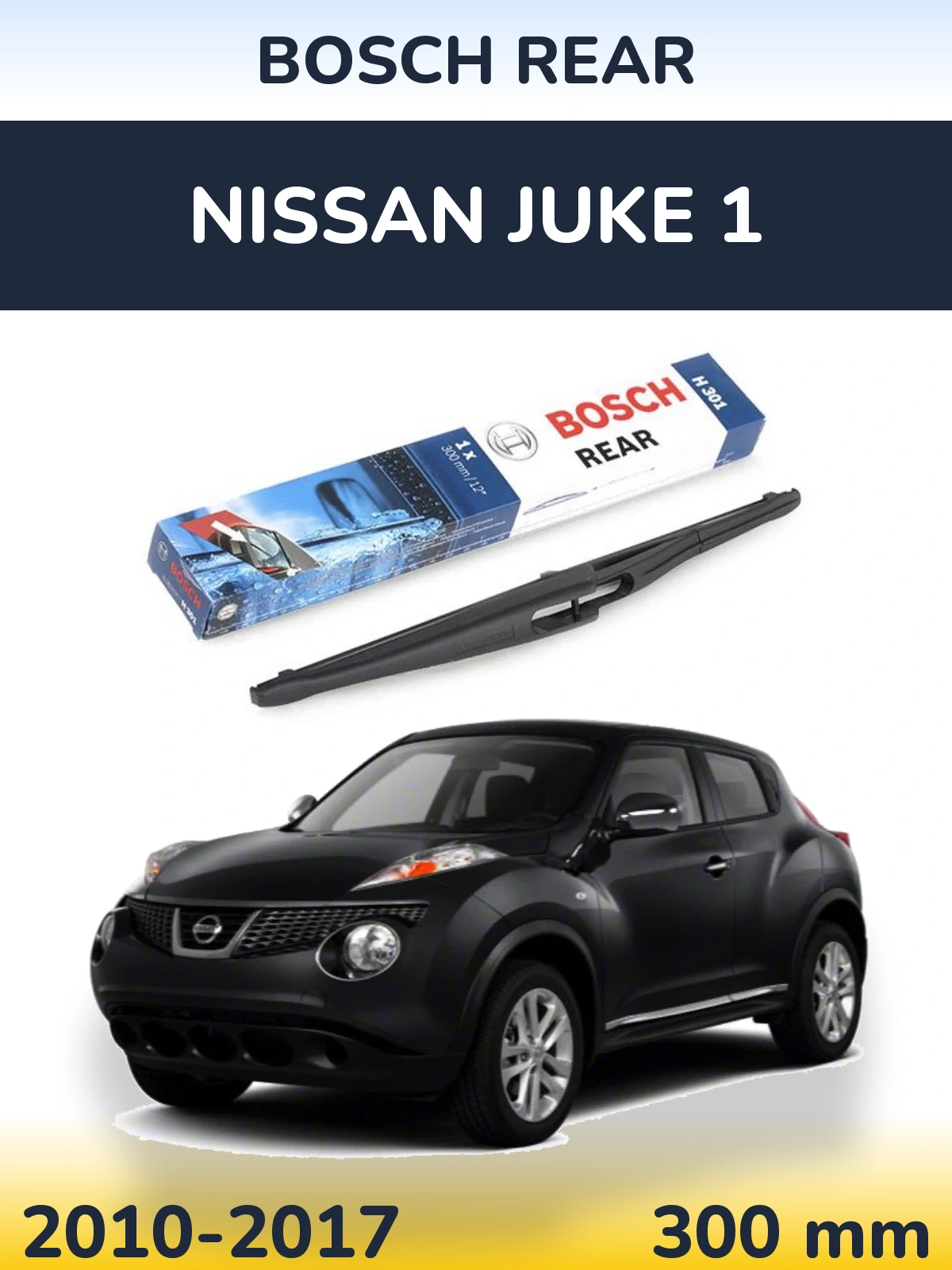 Torkarblad BOSCH Rear för Nissan Juke 1