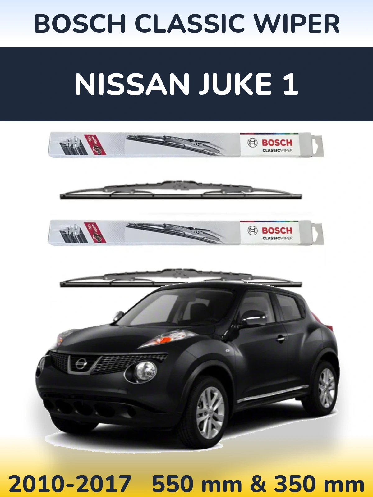 Torkarblad BOSCH Classic Wiper för Nissan Juke 1