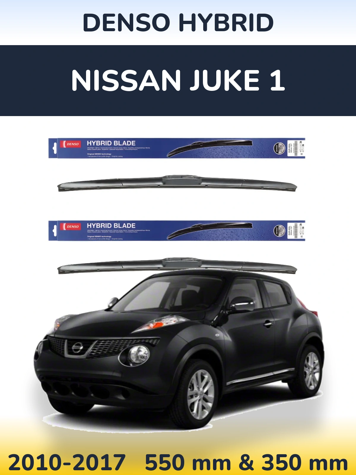 Torkarblad Denso Hybrid för Nissan Juke 1