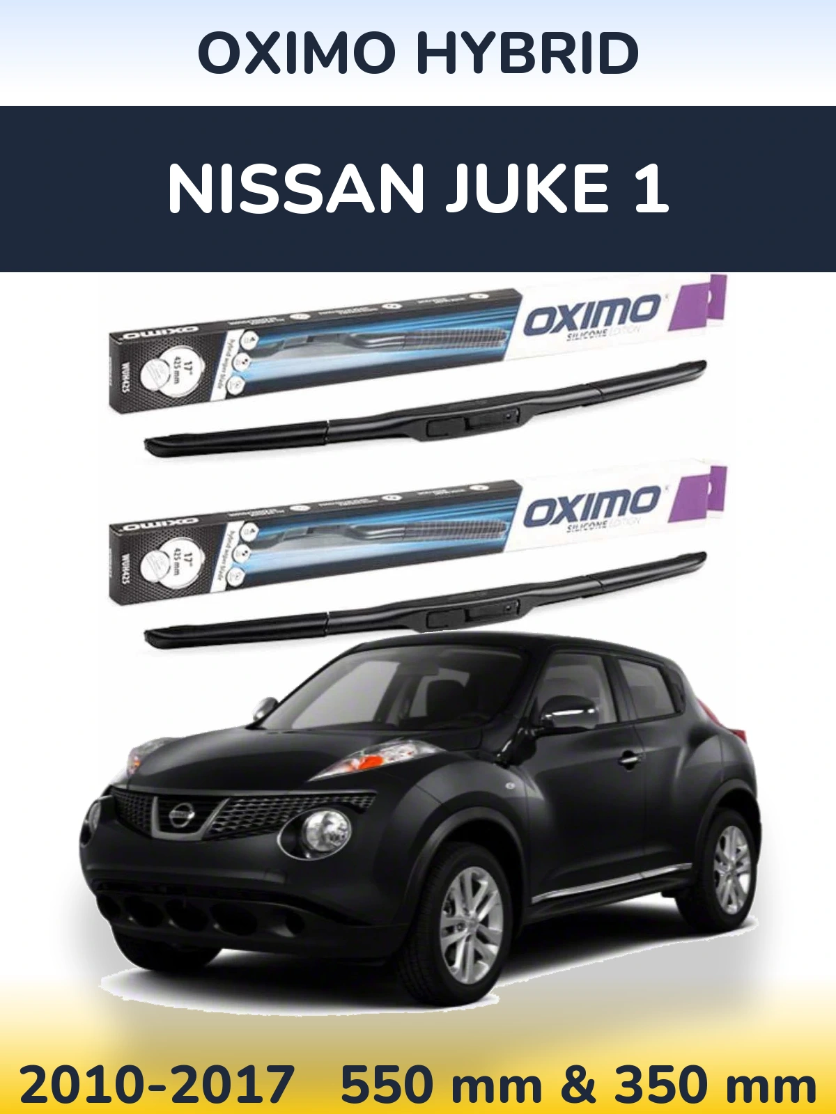 Torkarblad Oximo Hybrid för Nissan Juke 1