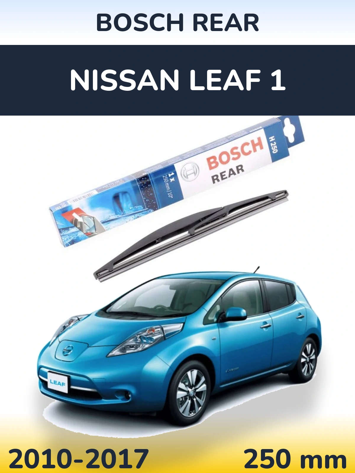 Torkarblad BOSCH Rear för Nissan Leaf 1
