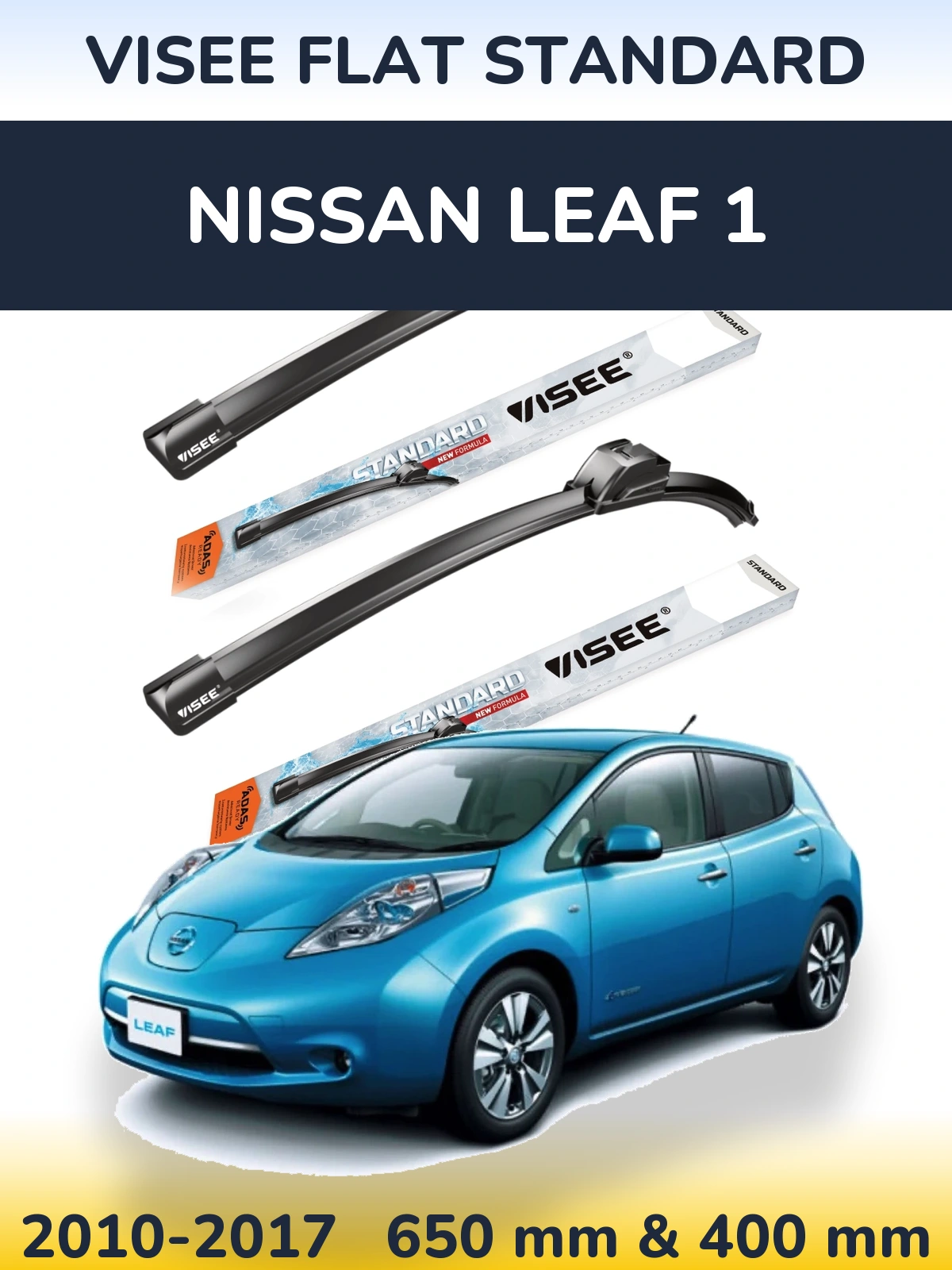 Torkarblad VISEE FLAT STANDARD för Nissan Leaf 1