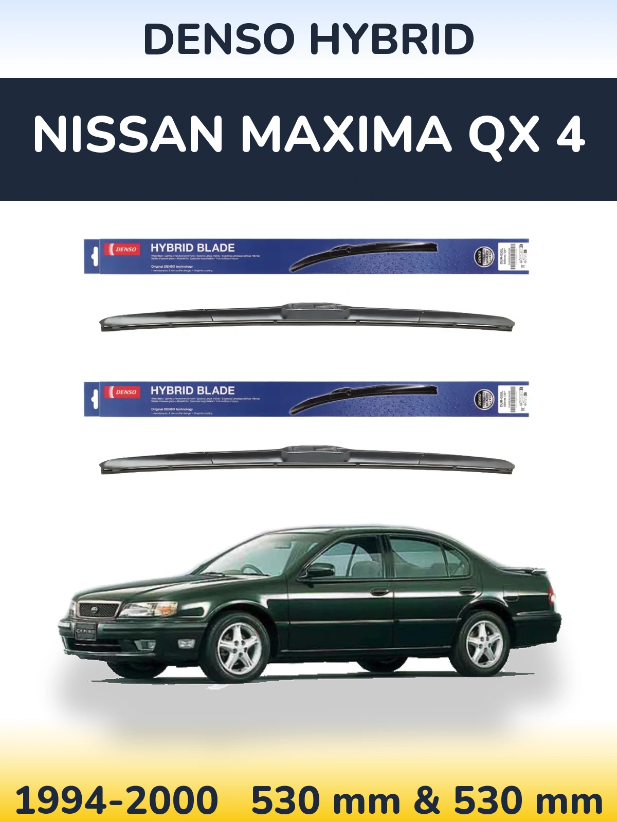 Torkarblad Denso Hybrid för Nissan Maxima QX 4