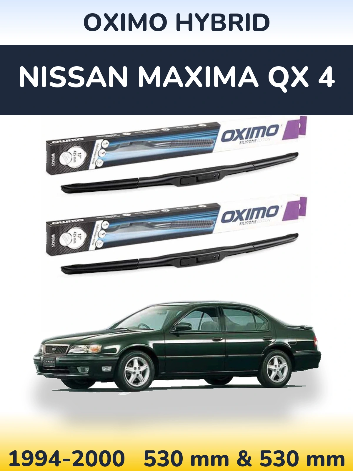 Torkarblad Oximo Hybrid för Nissan Maxima QX 4