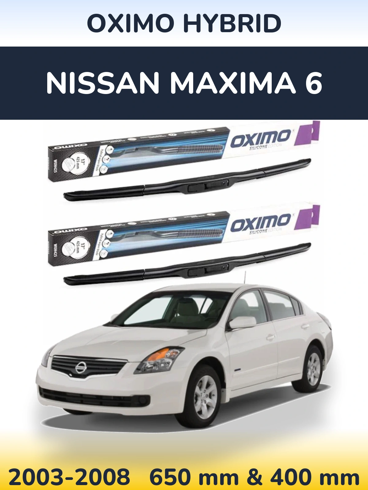 Torkarblad Oximo Hybrid för Nissan Maxima 6