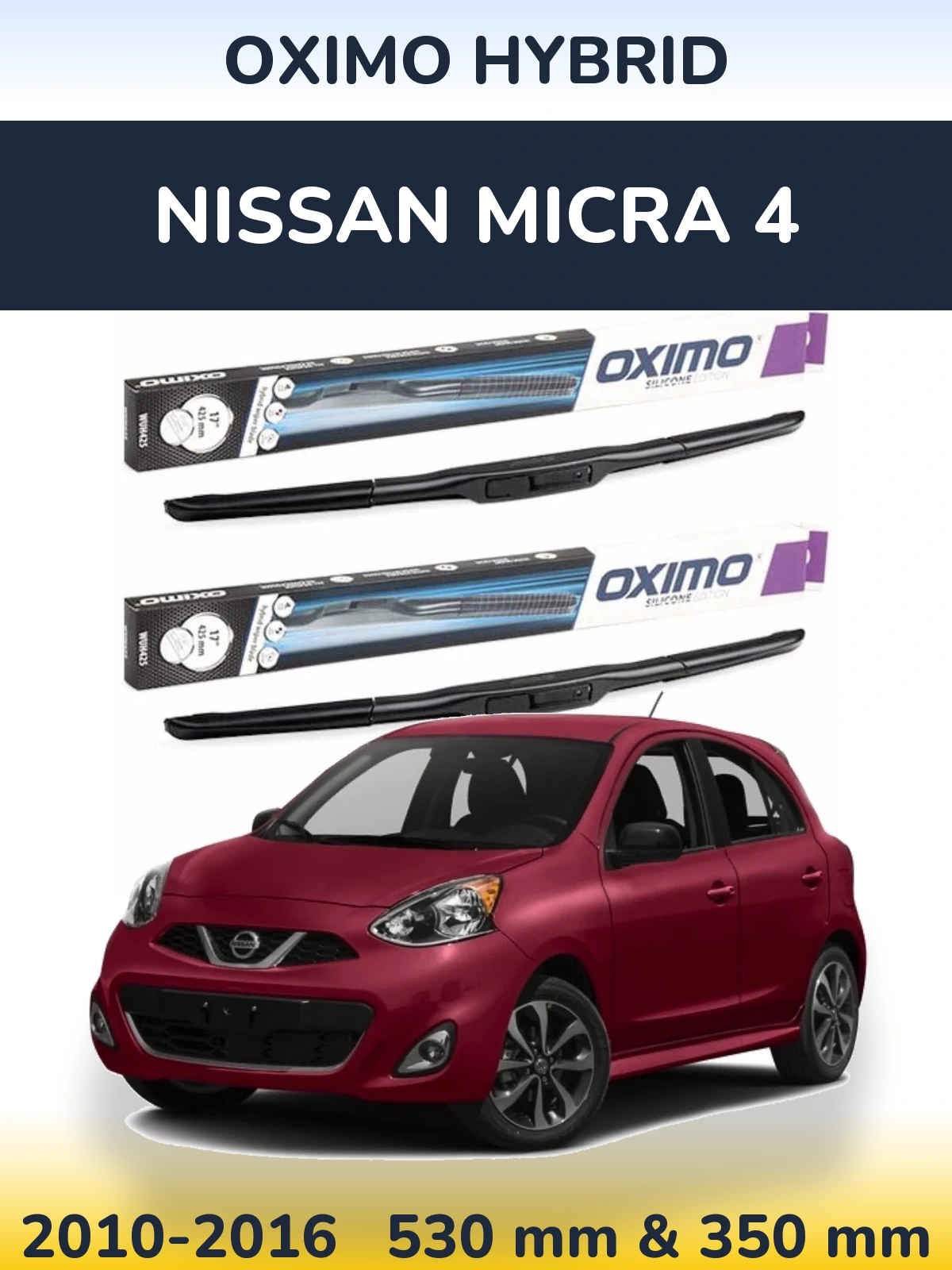 Torkarblad Oximo Hybrid för Nissan Micra 4