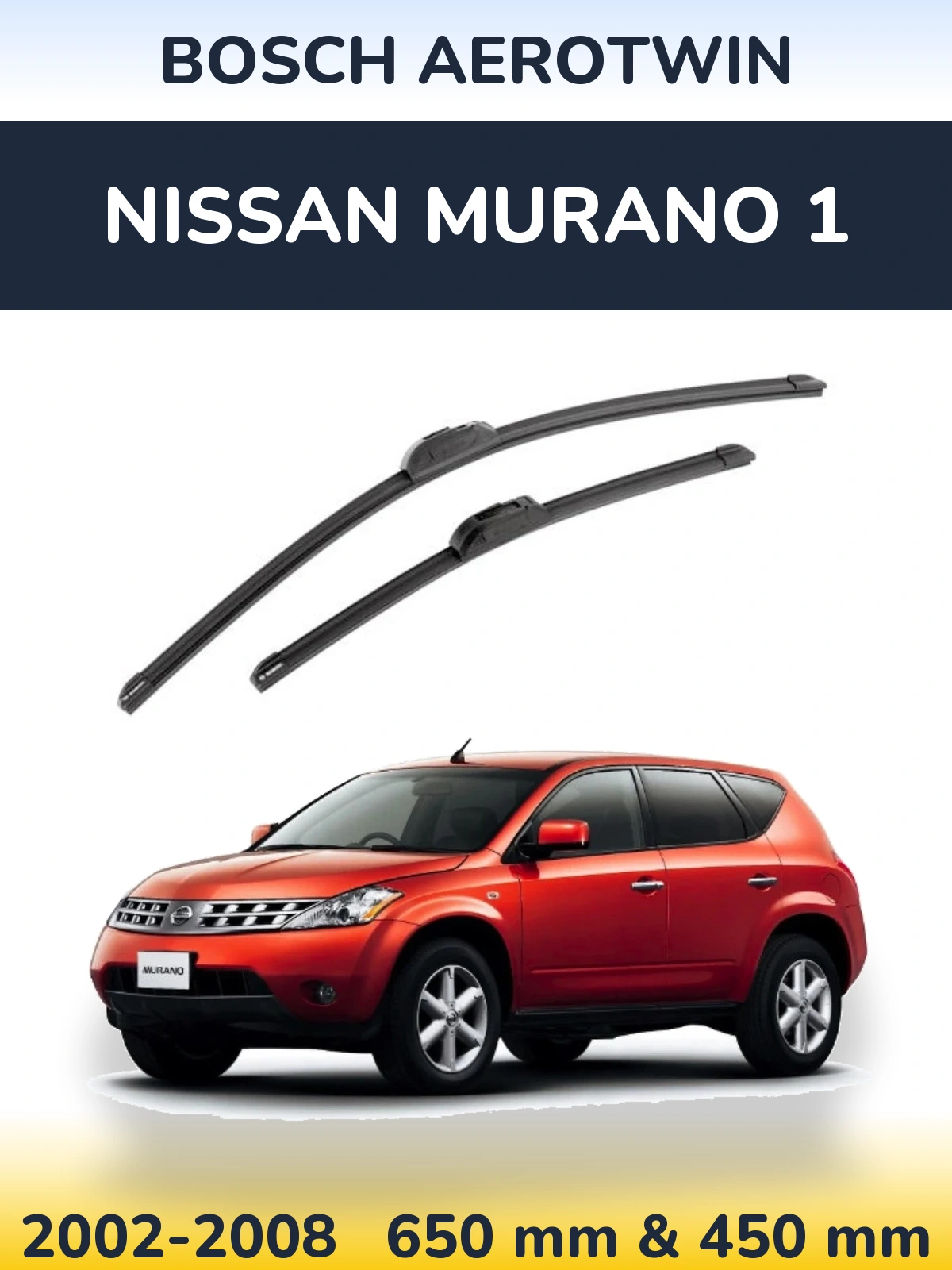 Torkarblad BOSCH AeroTwin för Nissan Murano 1