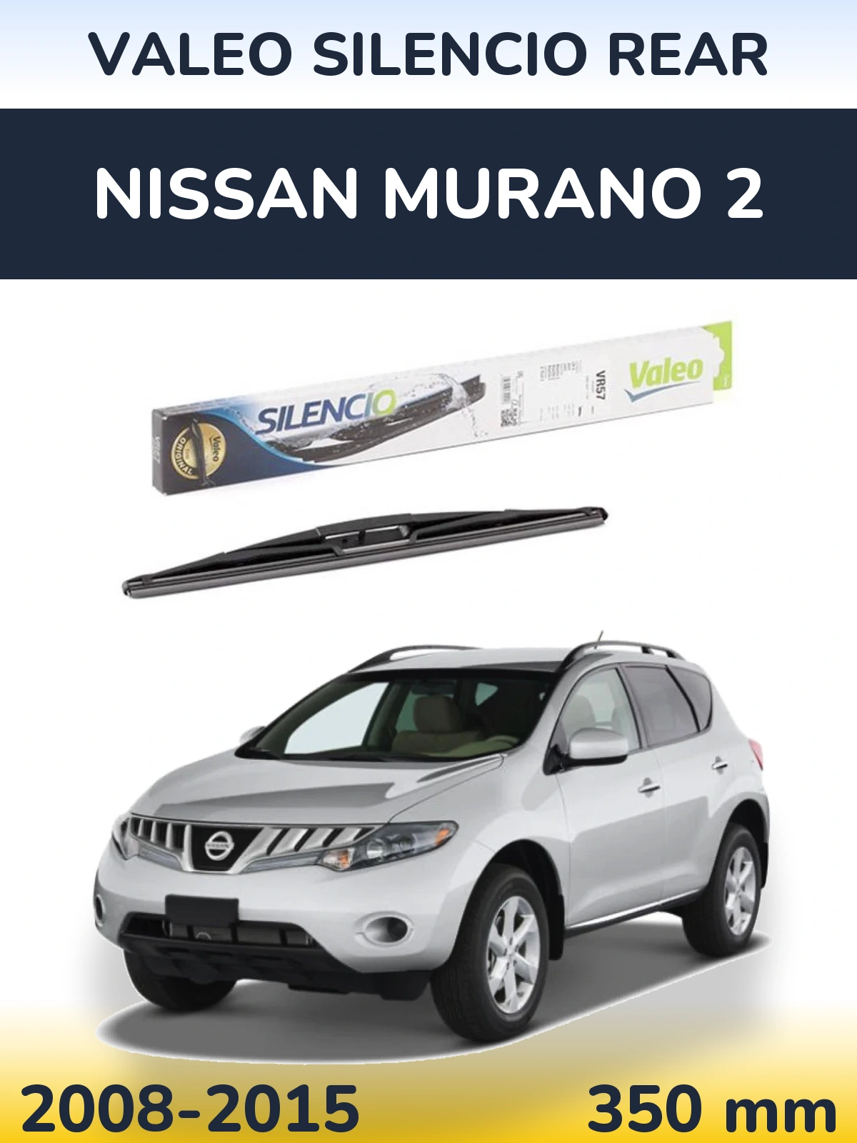 Torkarblad Valeo Silencio Rear för Nissan Murano 2