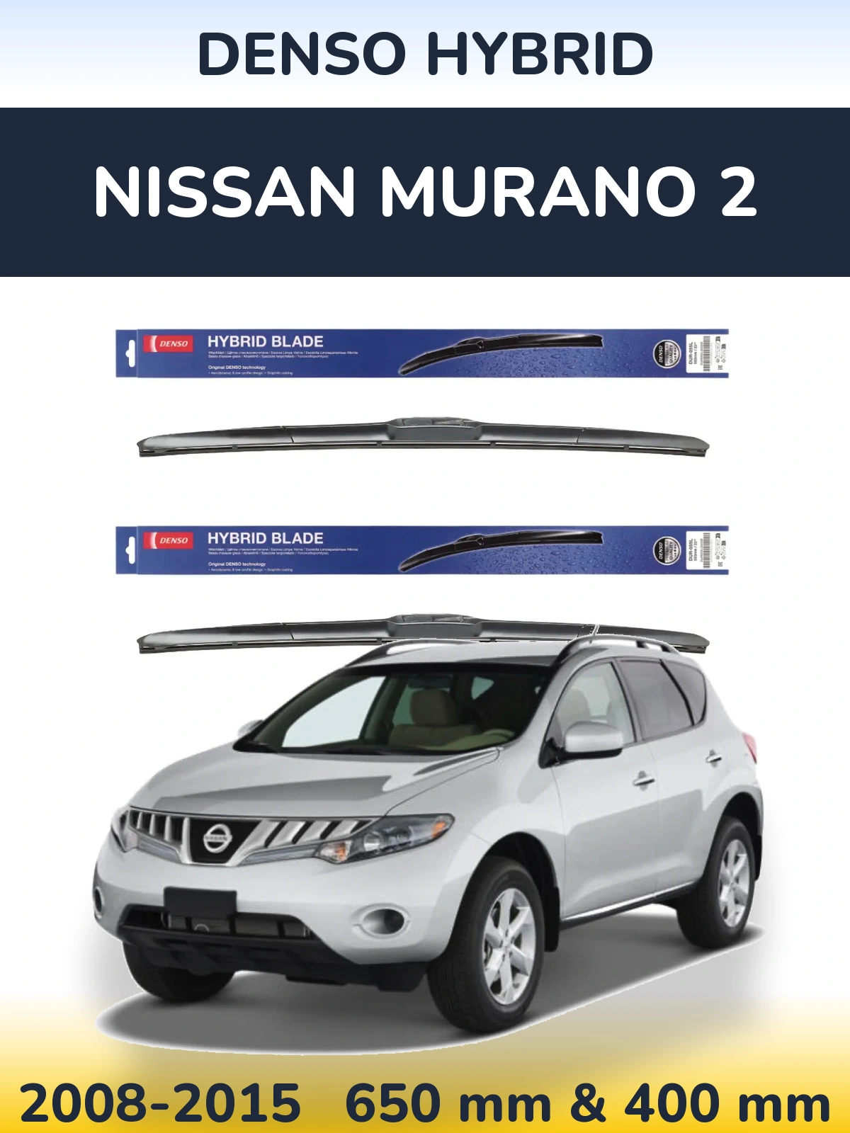 Torkarblad Denso Hybrid för Nissan Murano 2