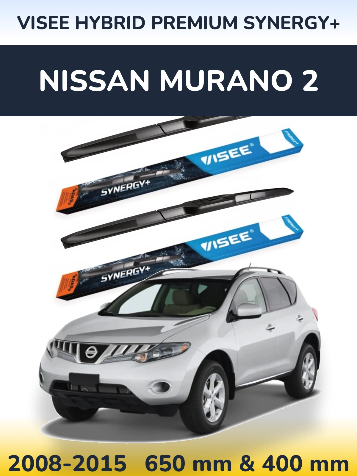 Torkarblad VISEE HYBRID PREMIUM SYNERGY+ för Nissan Murano 2