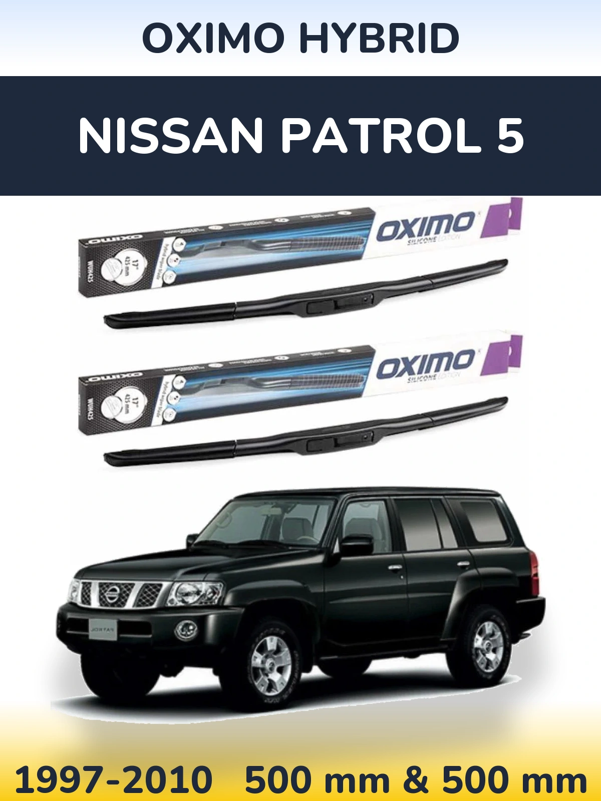 Torkarblad Oximo Hybrid för Nissan Patrol 5