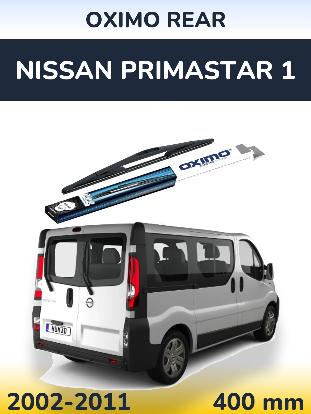 Torkarblad Oximo Rear för Nissan Primastar 1