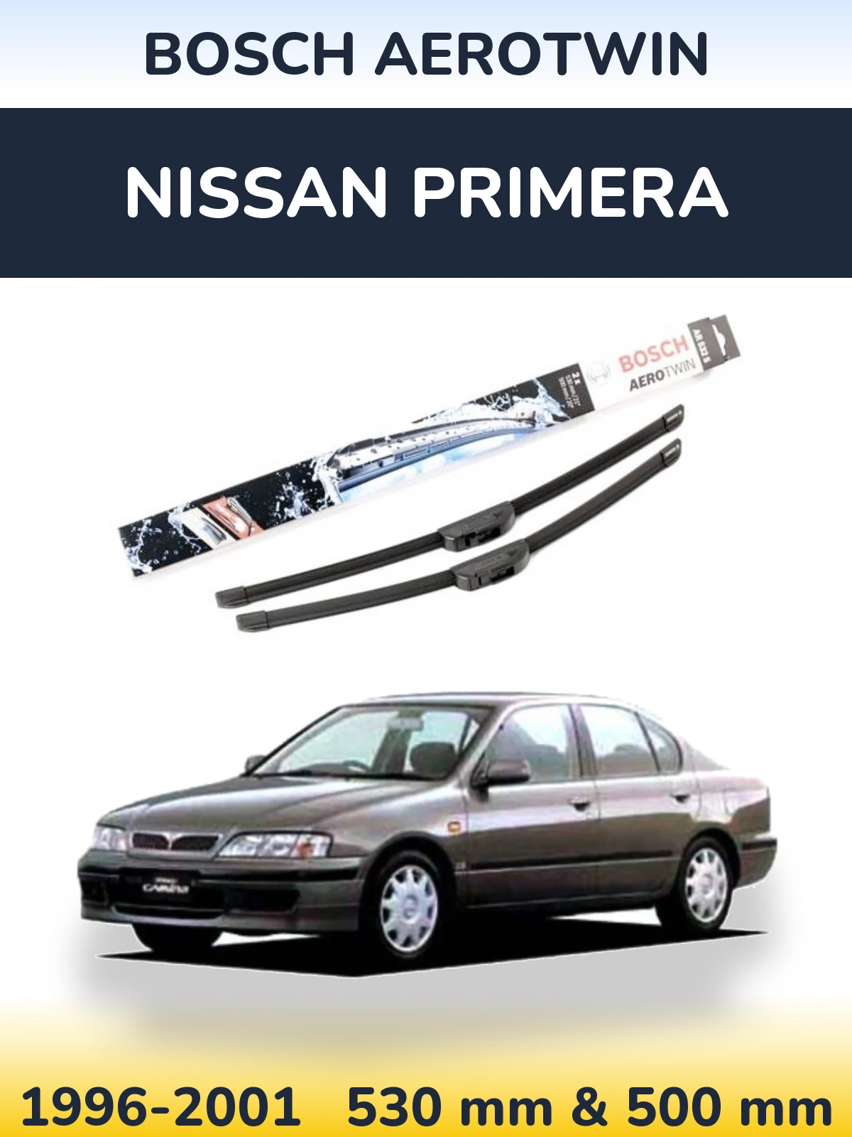 Torkarblad BOSCH AeroTwin för Nissan Primera