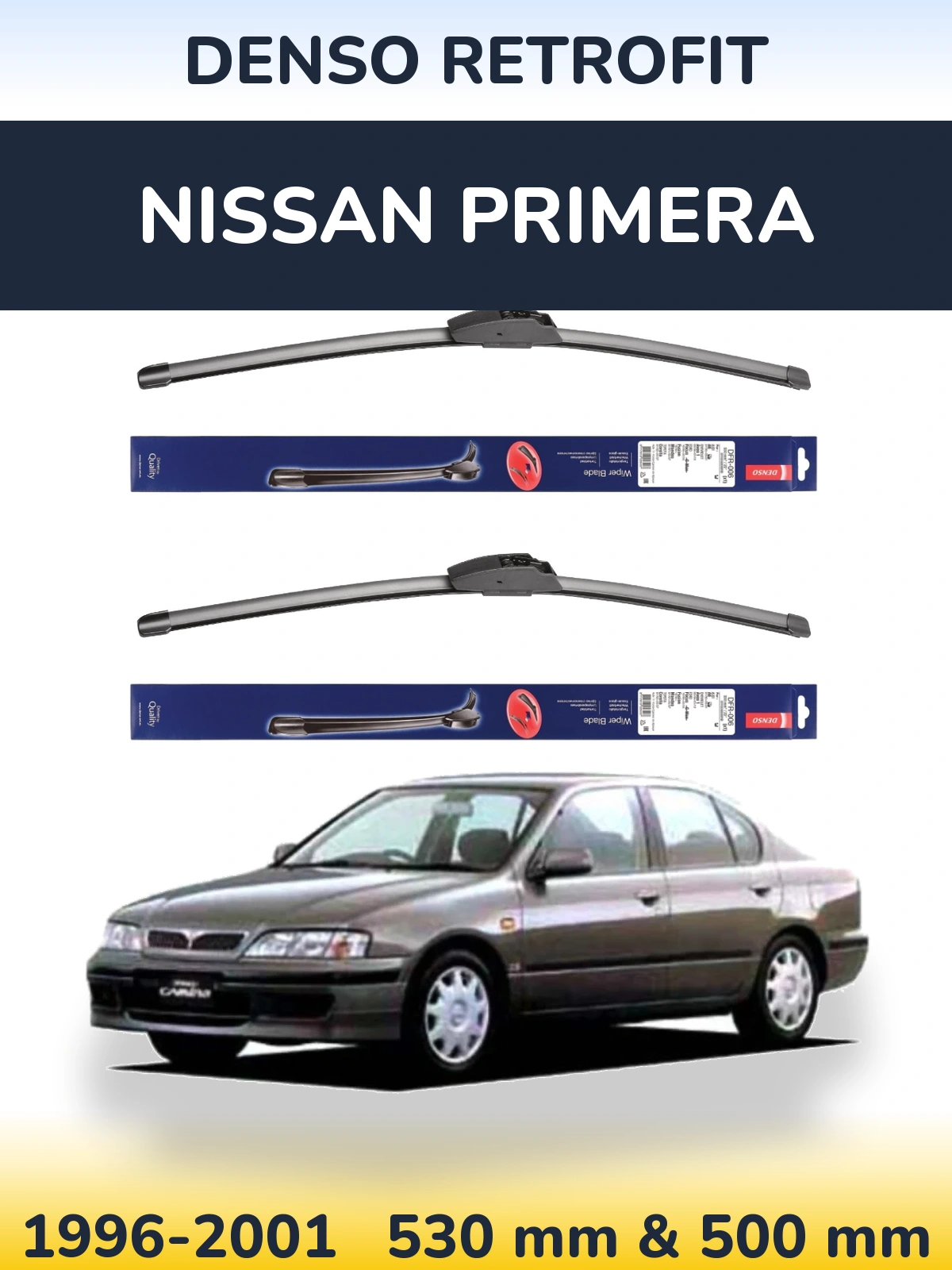 Torkarblad Denso Retrofit för Nissan Primera