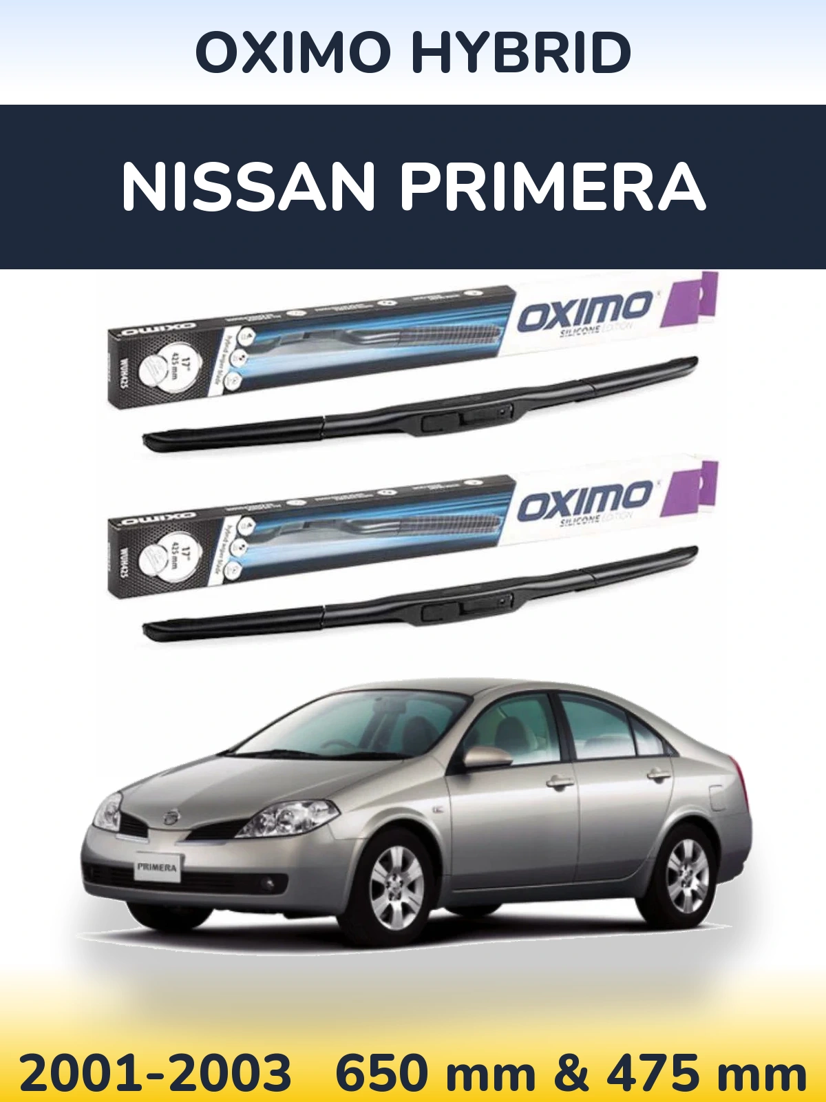 Torkarblad Oximo Hybrid för Nissan Primera
