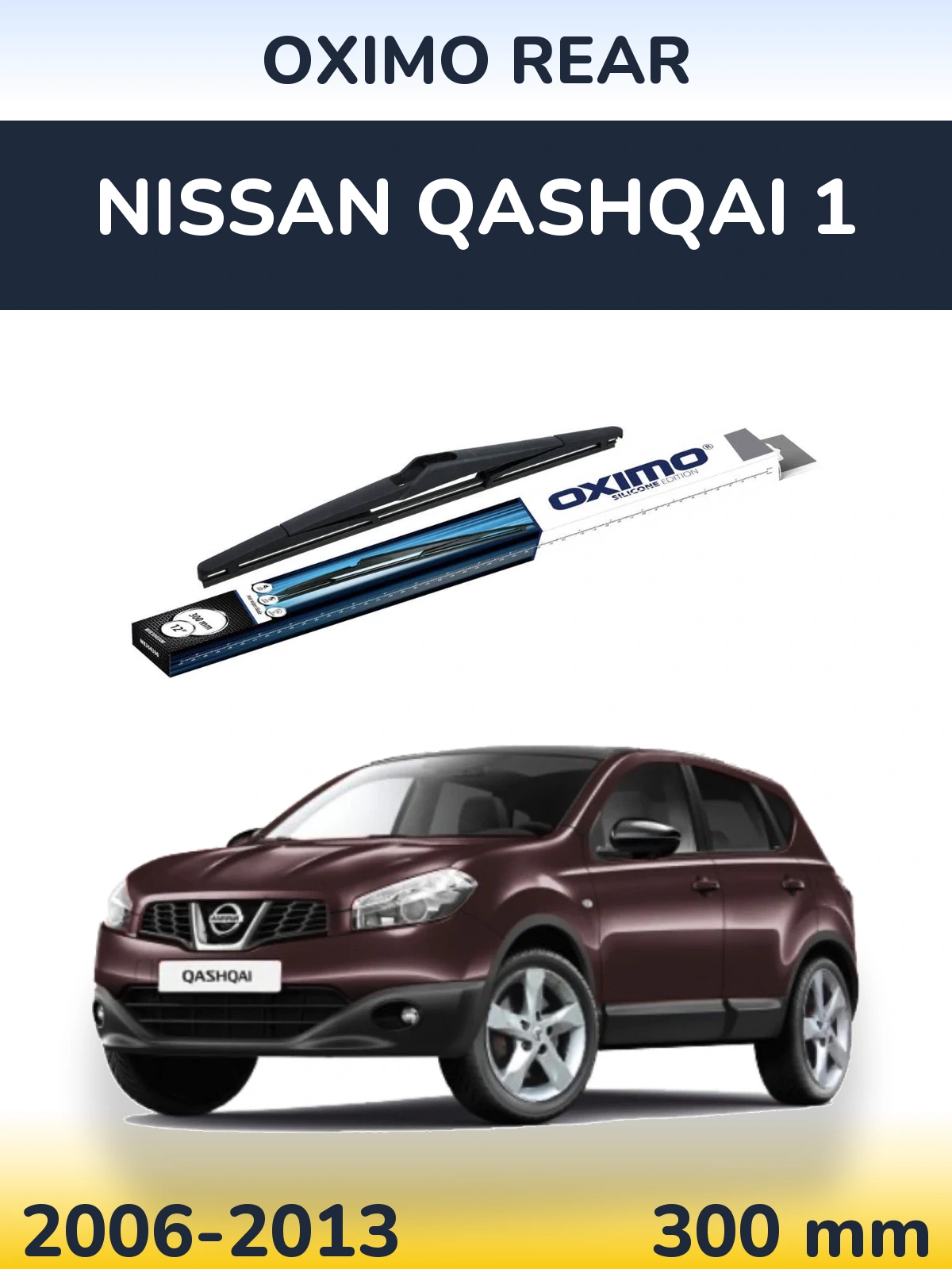 Torkarblad Oximo Rear för Nissan Qashqai 1