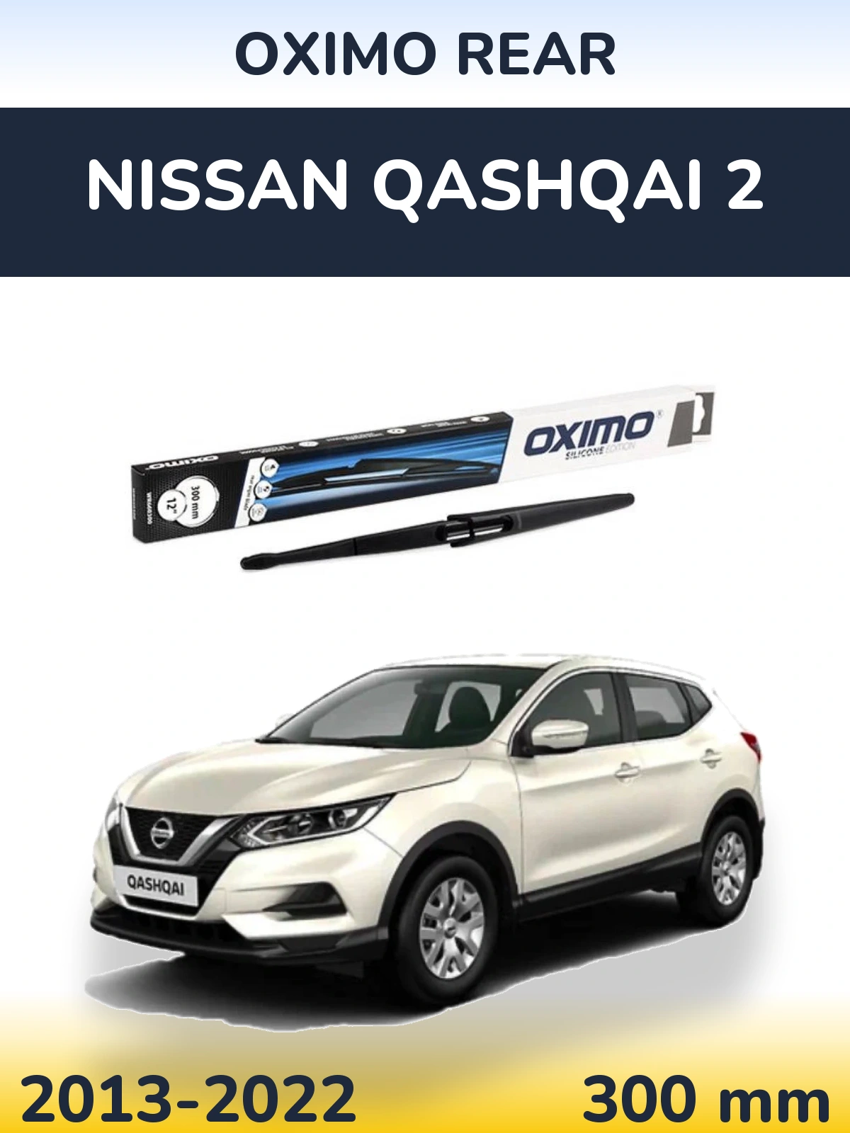 Torkarblad Oximo Rear för Nissan Qashqai 2