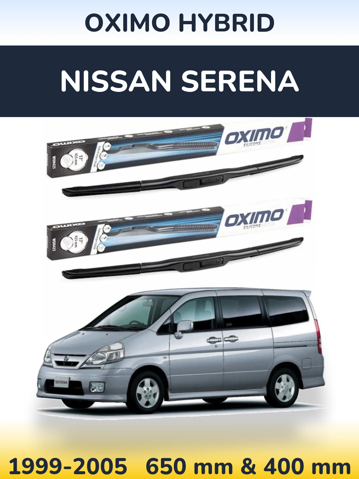 Torkarblad Oximo Hybrid för Nissan Serena
