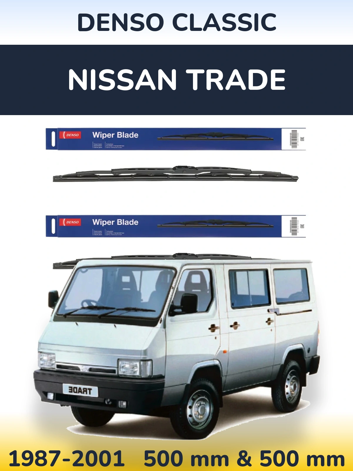 Torkarblad Denso Classic för Nissan Trade
