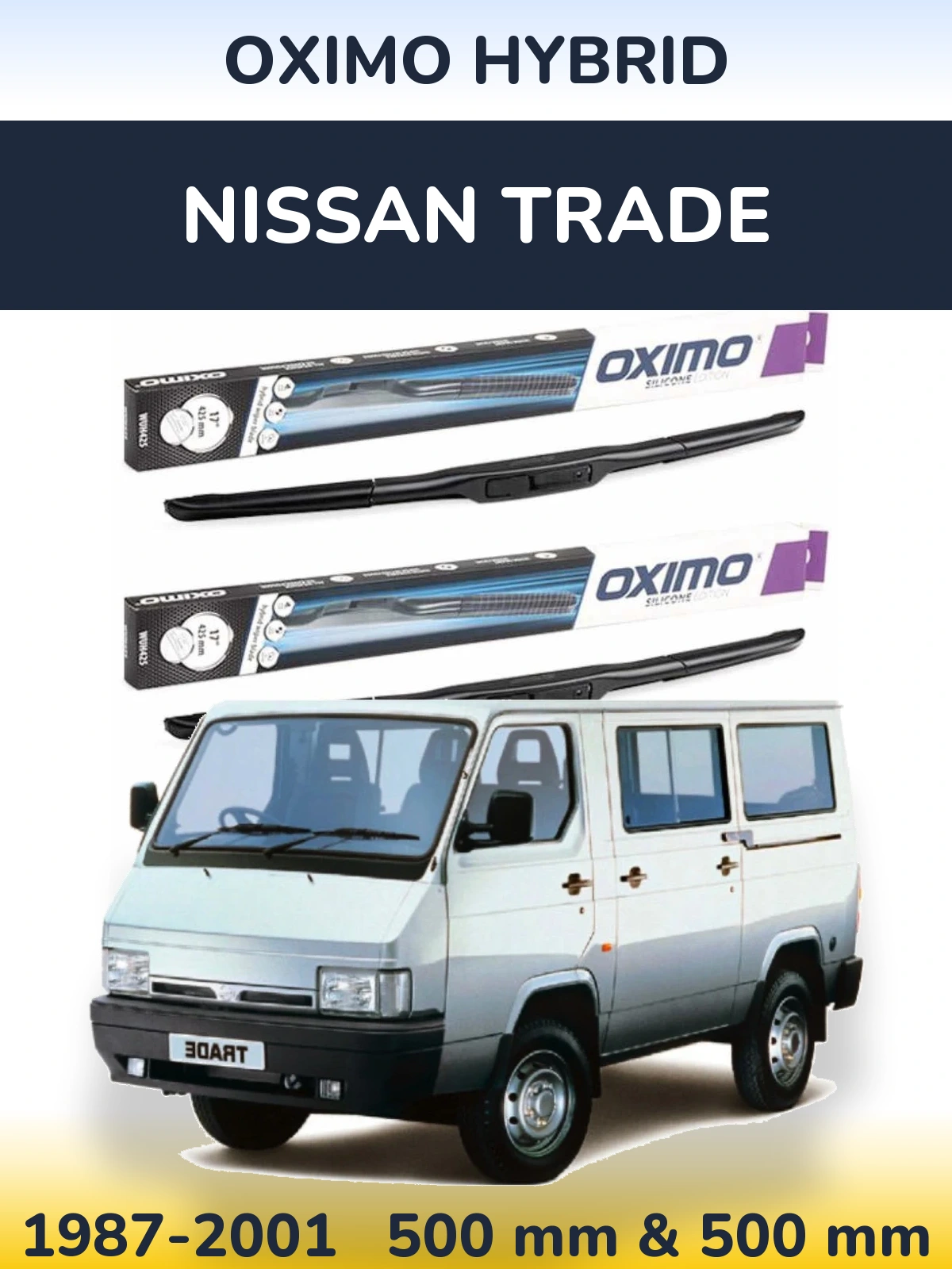 Torkarblad Oximo Hybrid för Nissan Trade