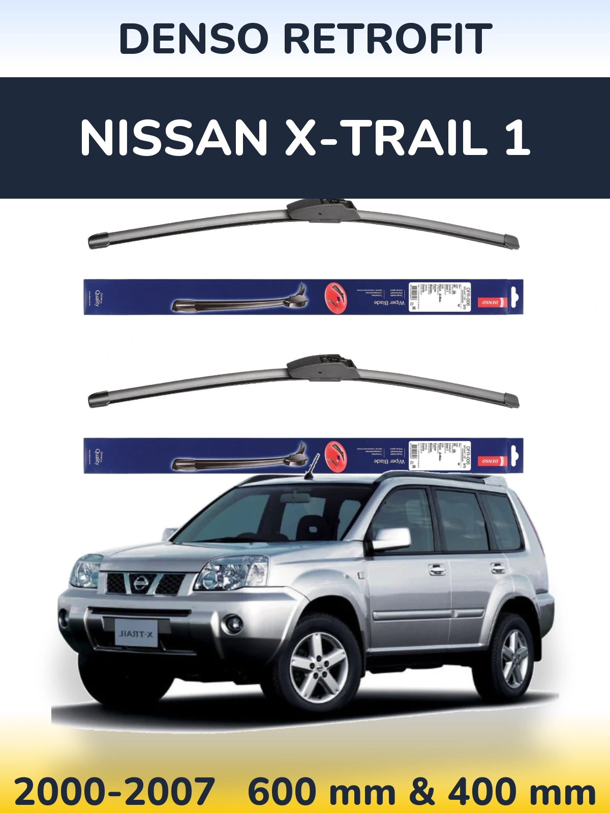 Torkarblad Denso Retrofit för Nissan X-Trail 1