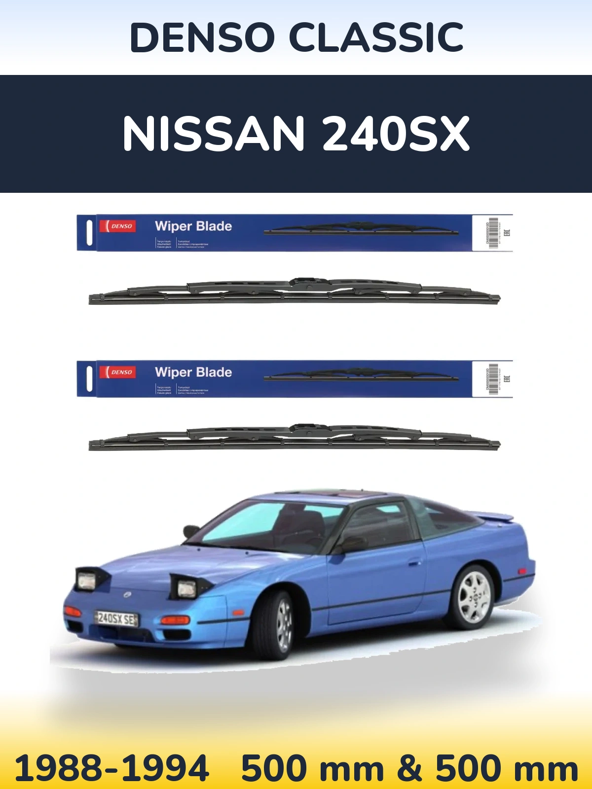 Torkarblad Denso Classic för Nissan 240SX