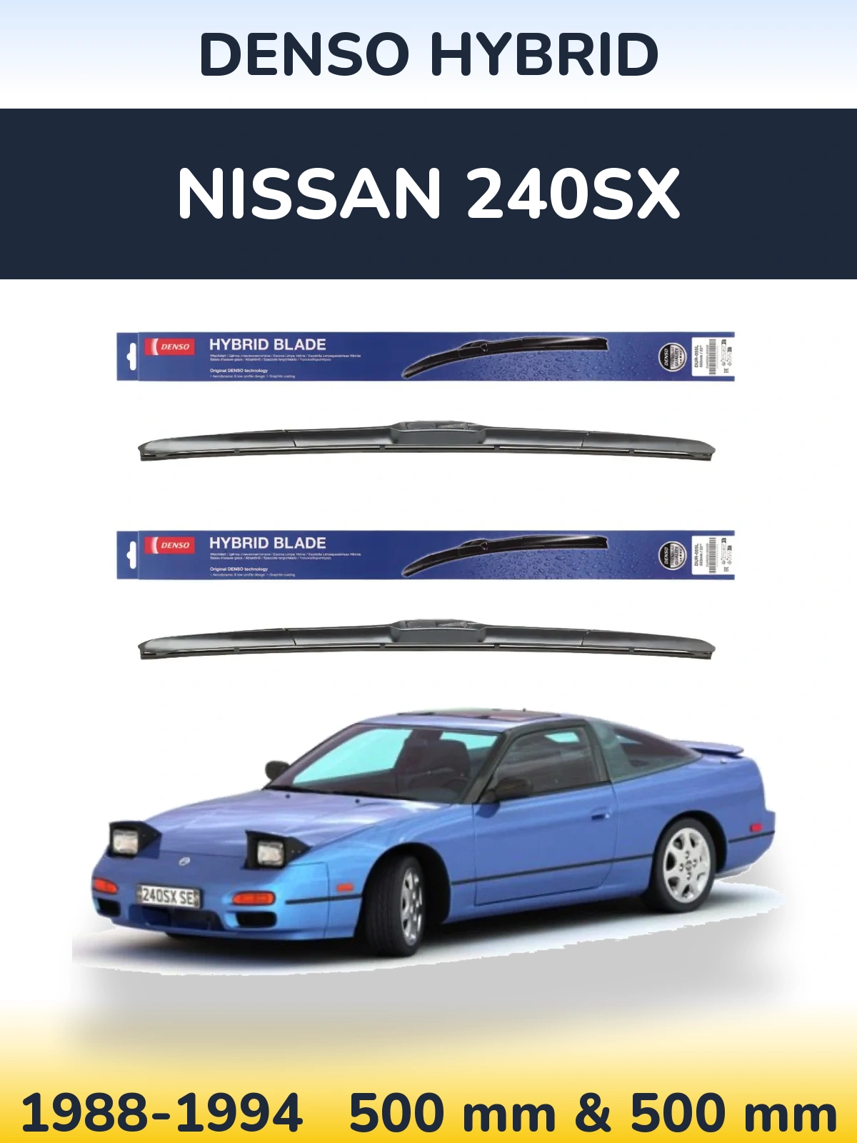 Torkarblad Denso Hybrid för Nissan 240SX