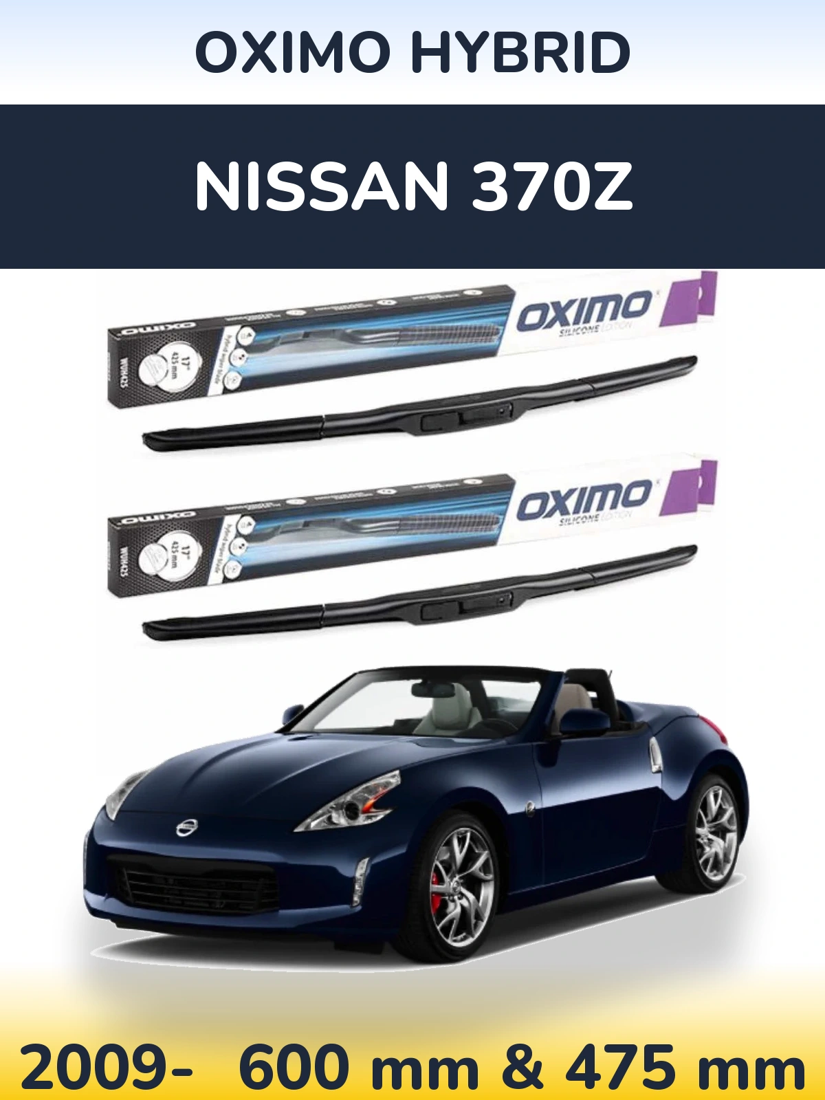 Torkarblad Oximo Hybrid för Nissan 370Z