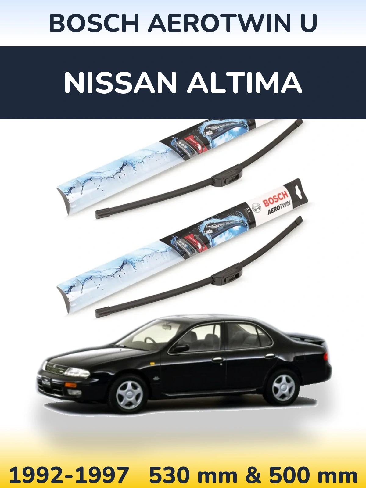 Torkarblad BOSCH AeroTwin U för Nissan Altima