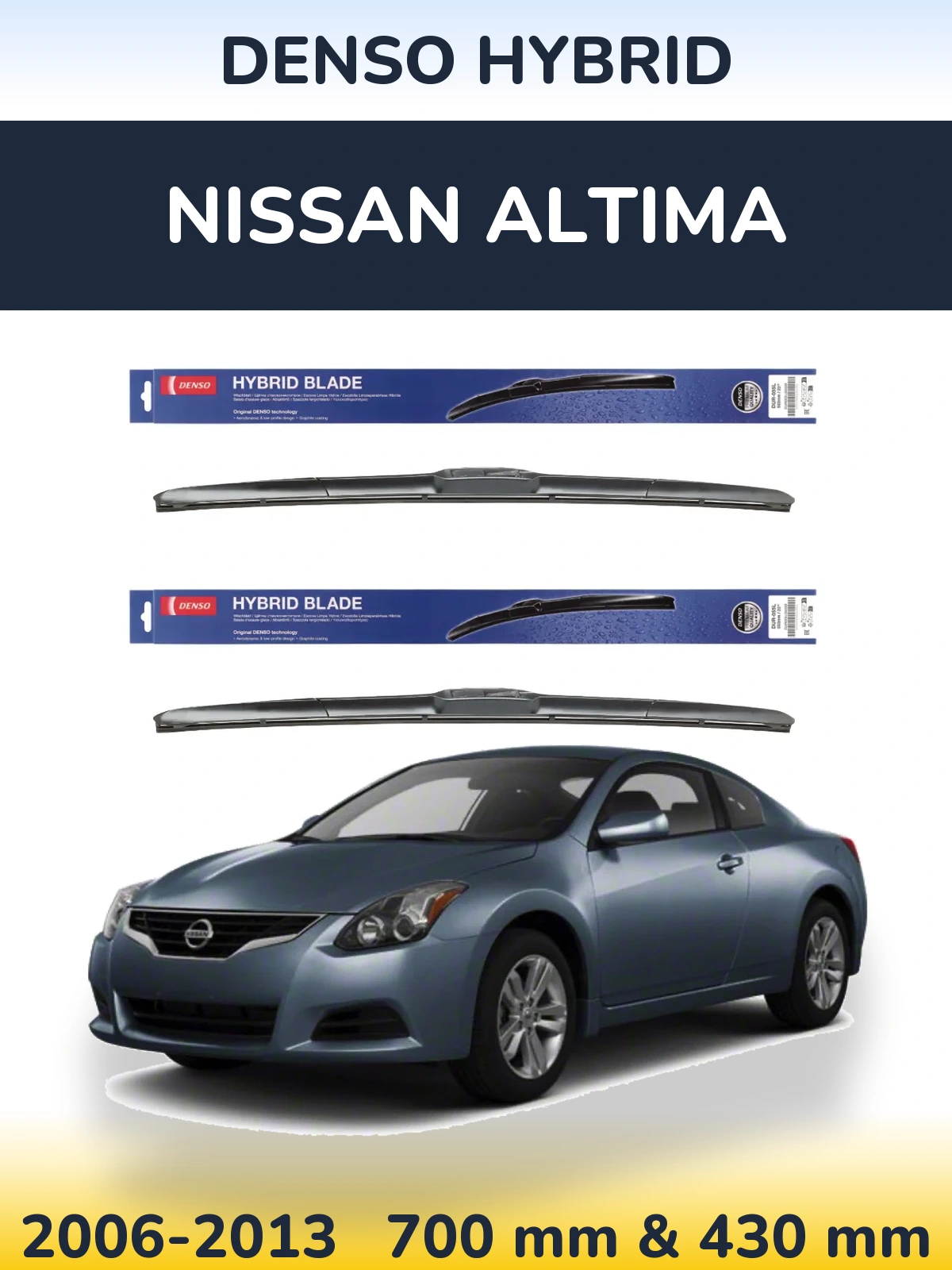 Torkarblad Denso Hybrid för Nissan Altima