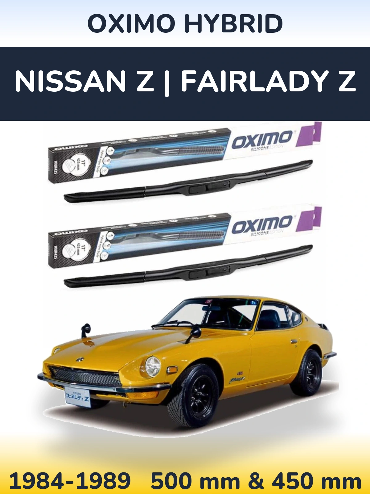 Torkarblad Oximo Hybrid för Nissan Z | Fairlady Z