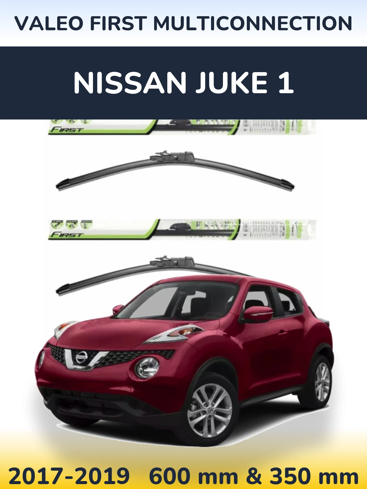 Torkarblad Valeo First MultiConnection för Nissan Juke 1