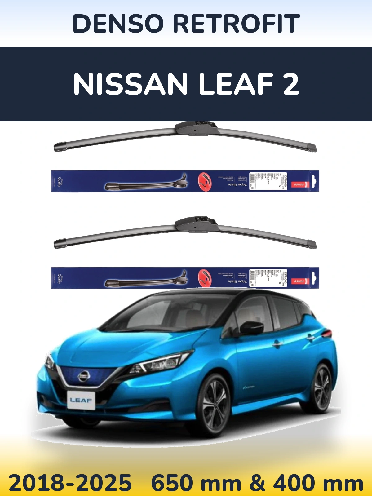 Torkarblad Denso Retrofit för Nissan Leaf 2
