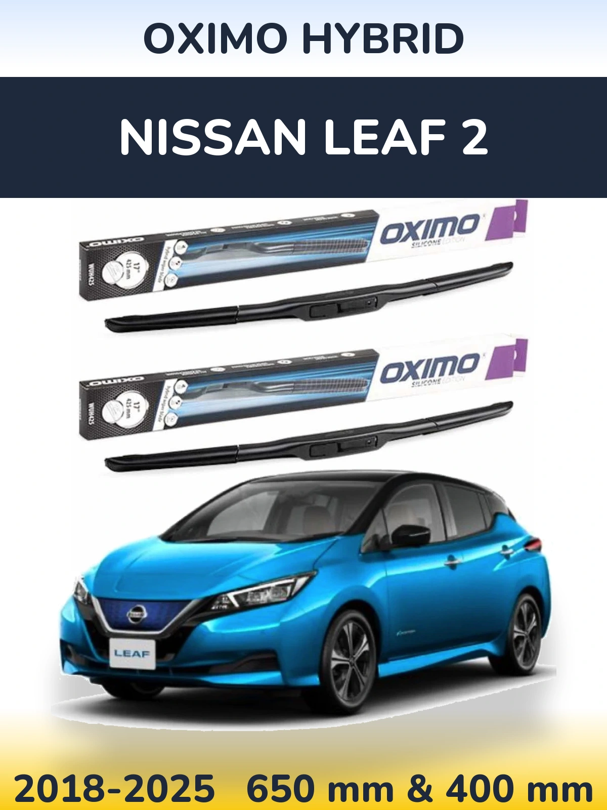 Torkarblad Oximo Hybrid för Nissan Leaf 2