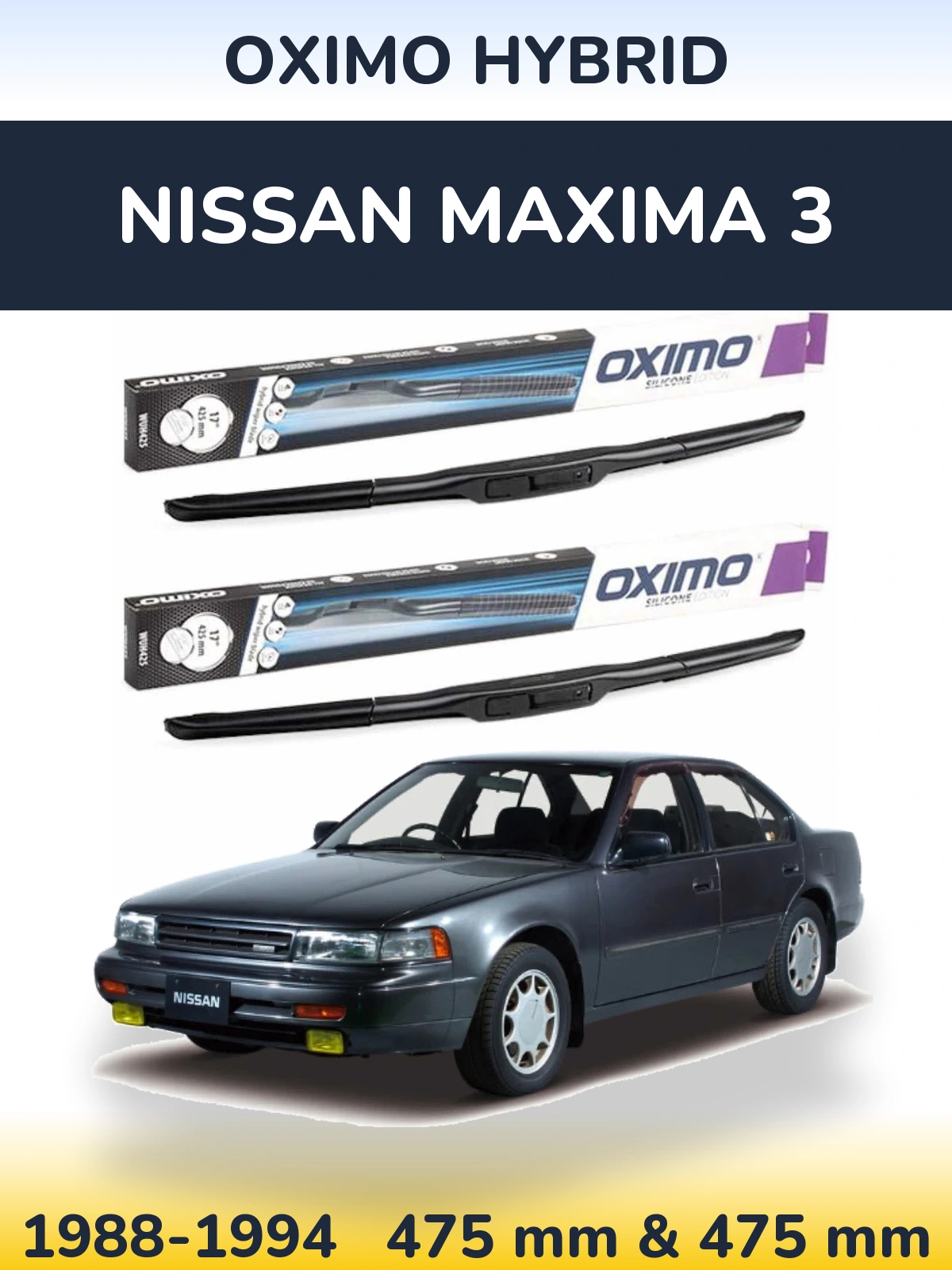 Torkarblad Oximo Hybrid för Nissan Maxima 3