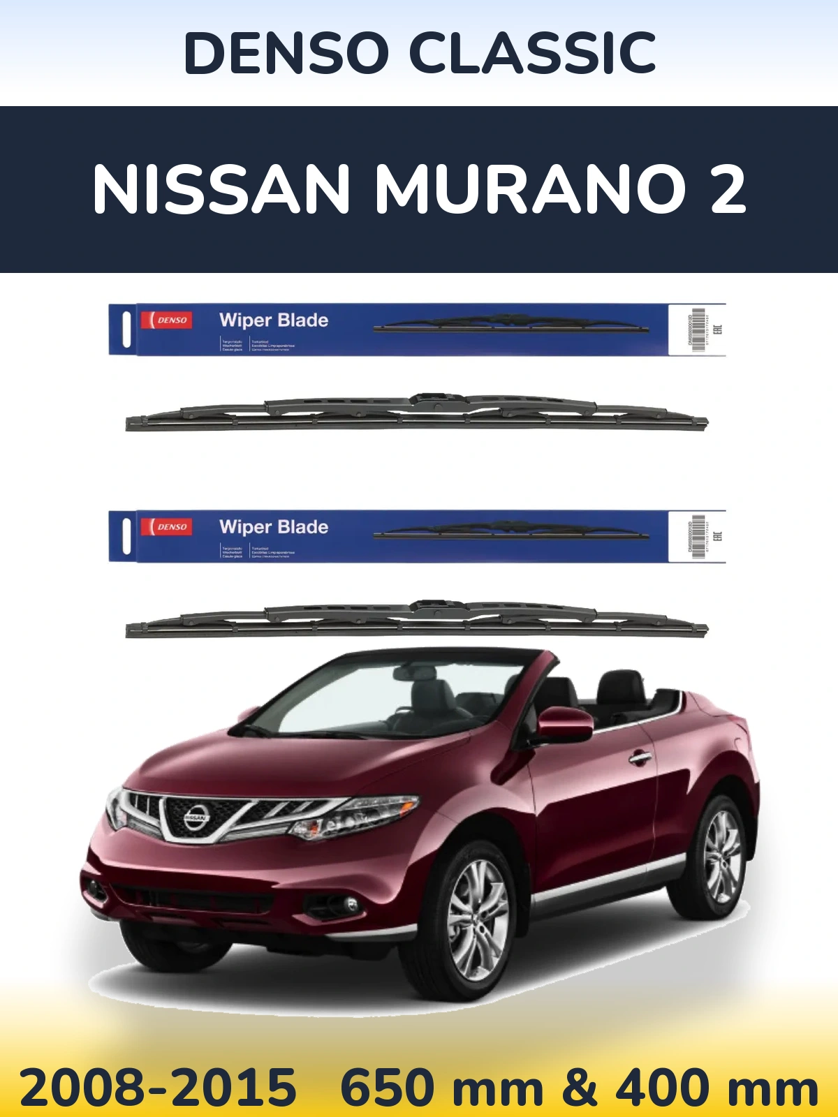 Torkarblad Denso Classic för Nissan Murano 2