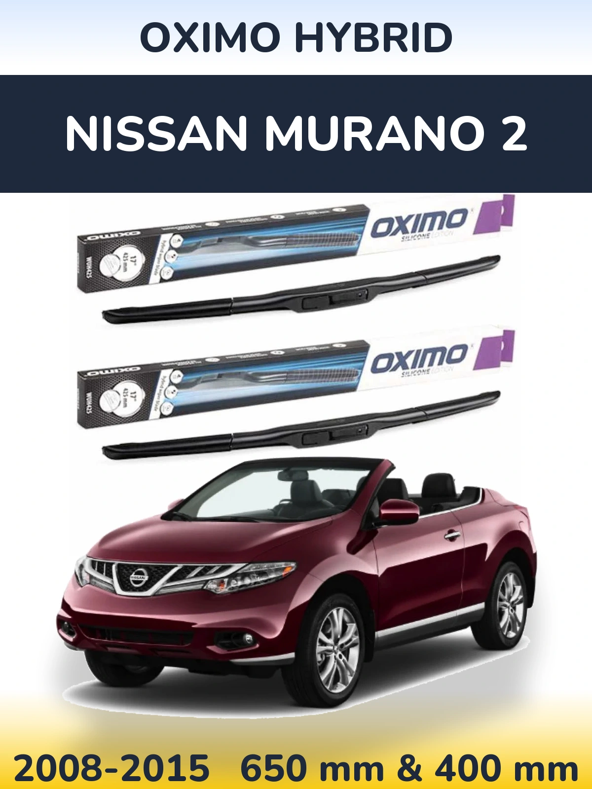 Torkarblad Oximo Hybrid för Nissan Murano 2