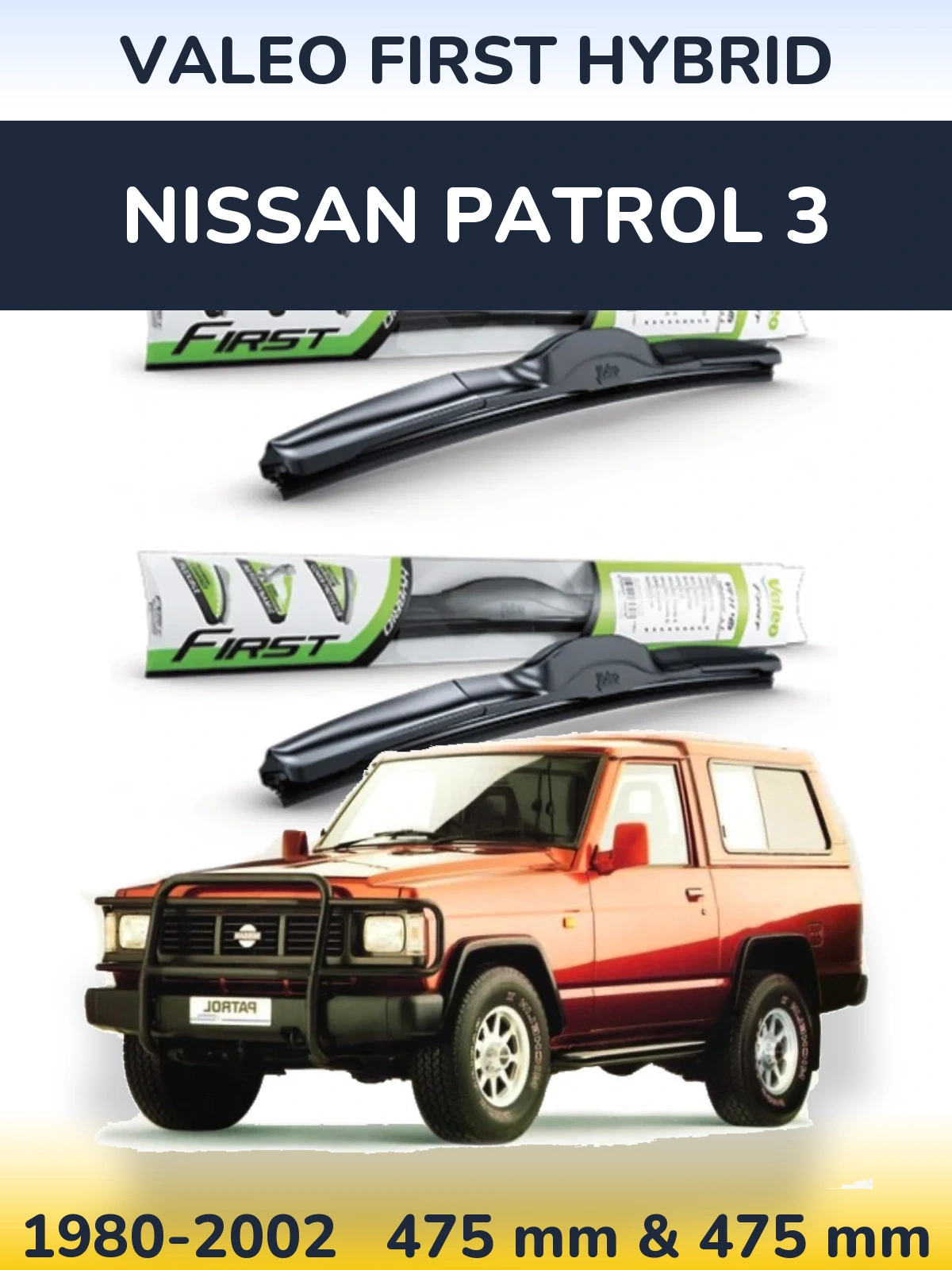 Torkarblad Valeo First Hybrid för Nissan Patrol 3