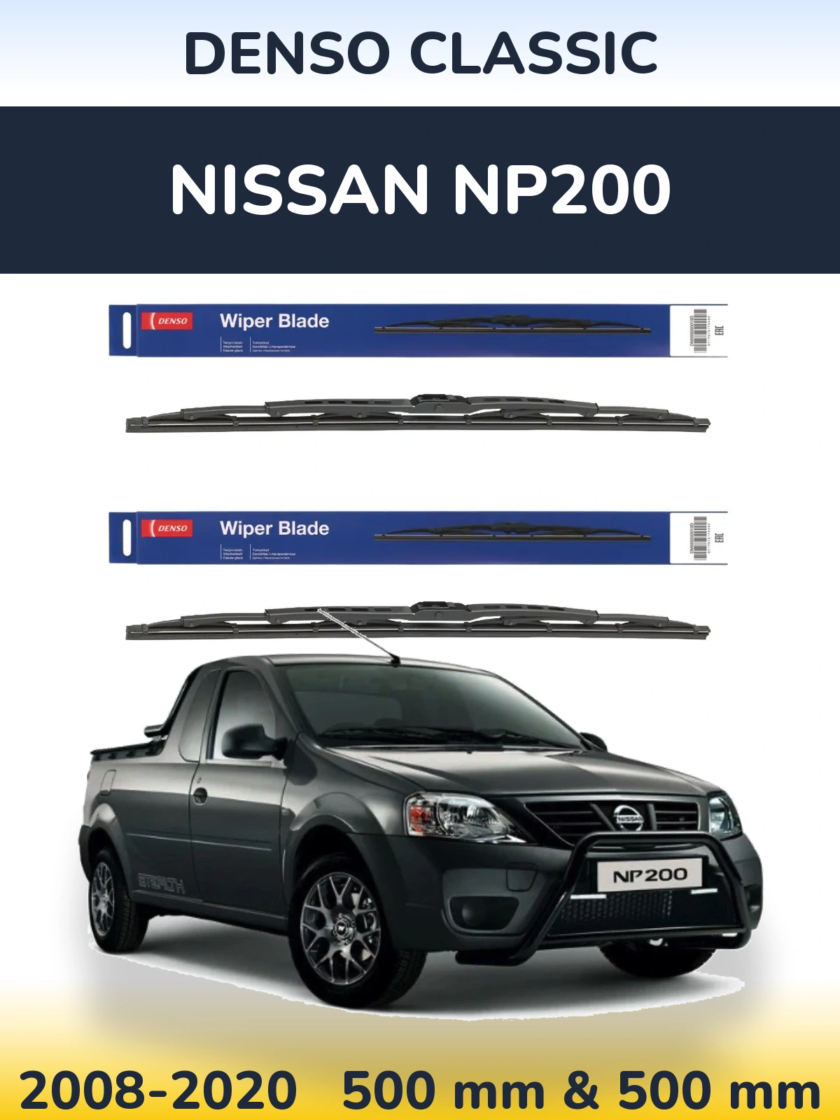 Torkarblad Denso Classic för Nissan NP200