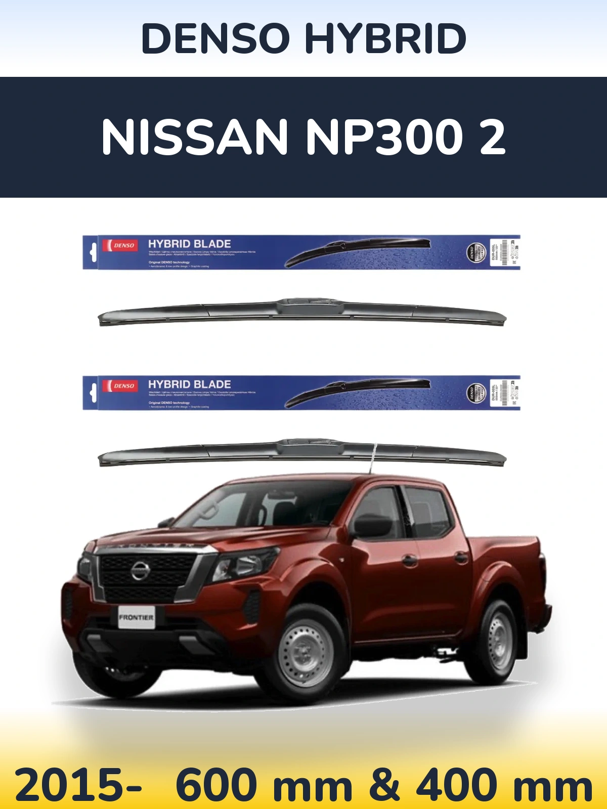 Torkarblad Denso Hybrid för Nissan NP300 2