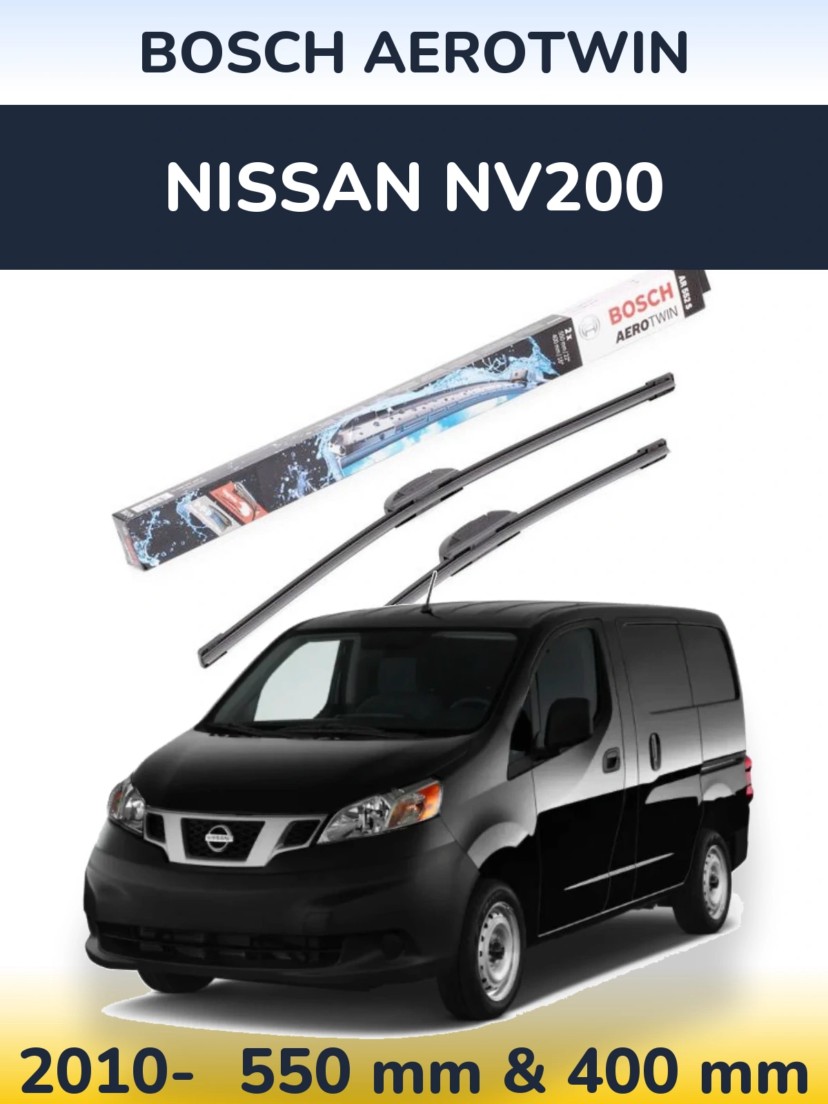 Torkarblad BOSCH AeroTwin för Nissan NV200