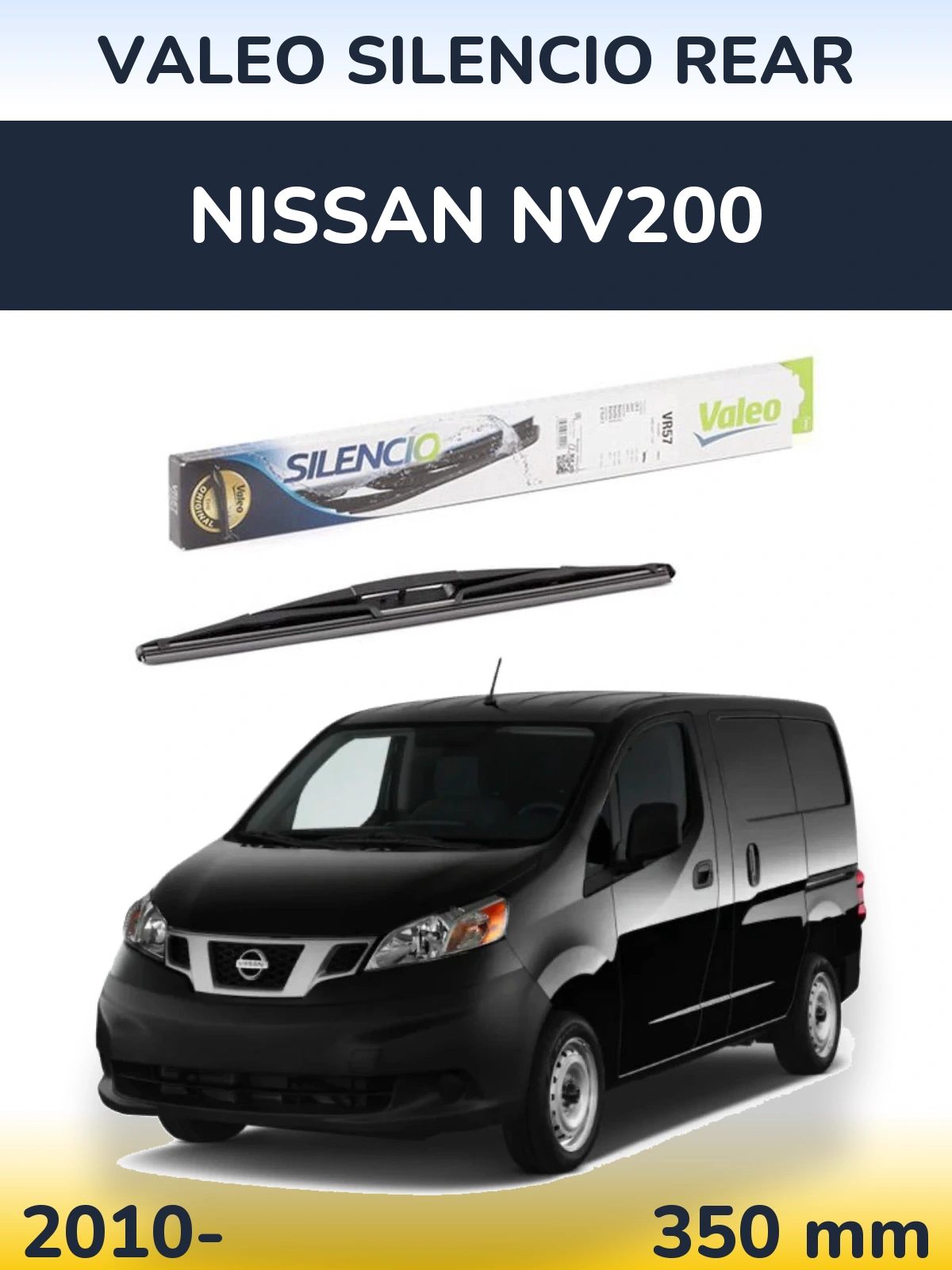 Torkarblad Valeo Silencio Rear för Nissan NV200