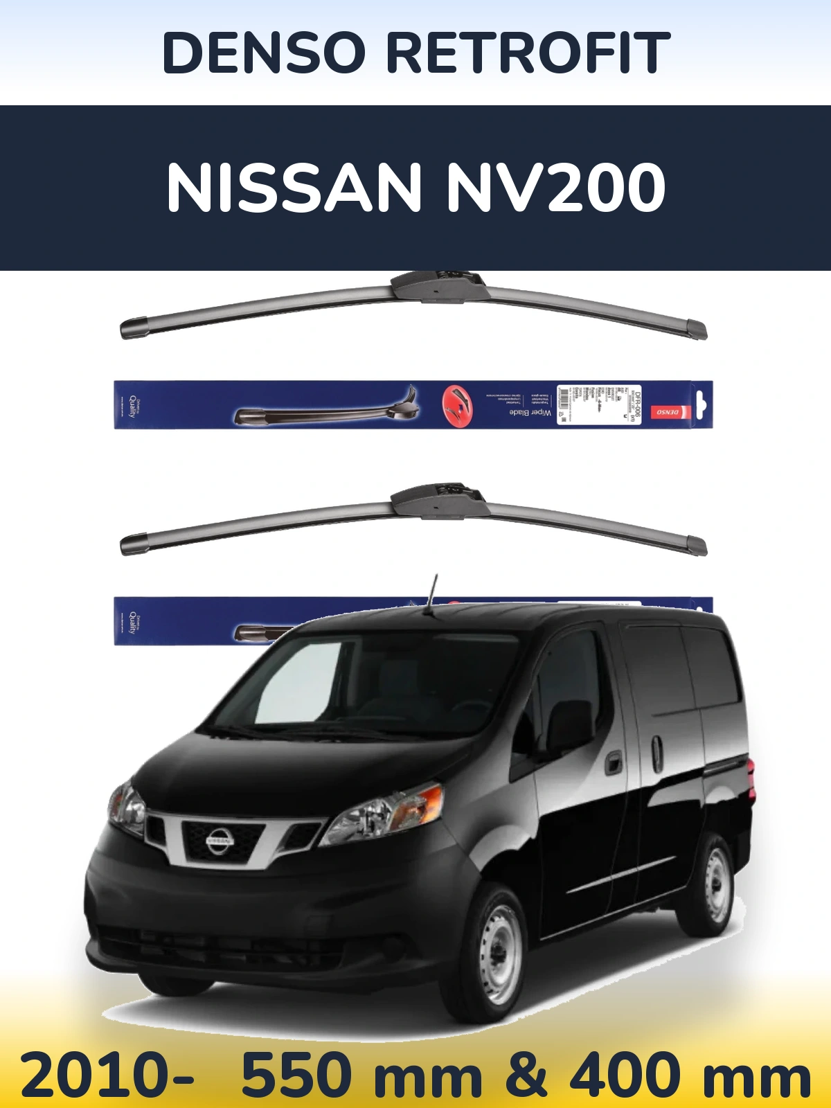 Torkarblad Denso Retrofit för Nissan NV200