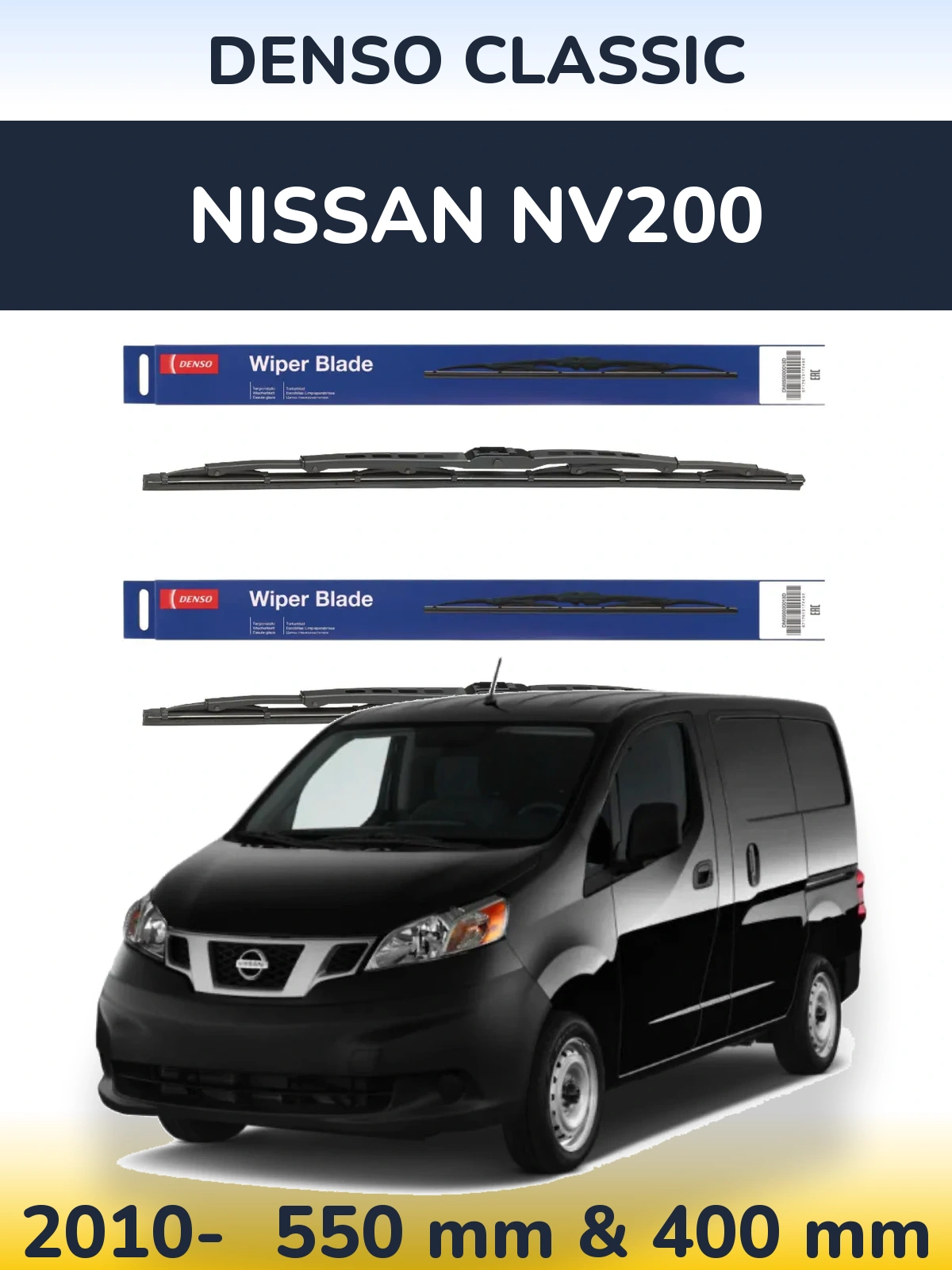 Torkarblad Denso Classic för Nissan NV200