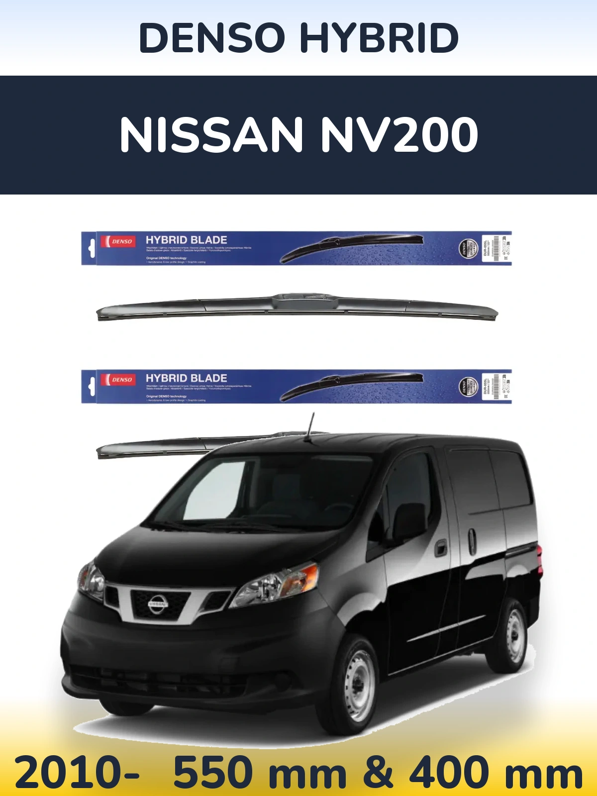 Torkarblad Denso Hybrid för Nissan NV200