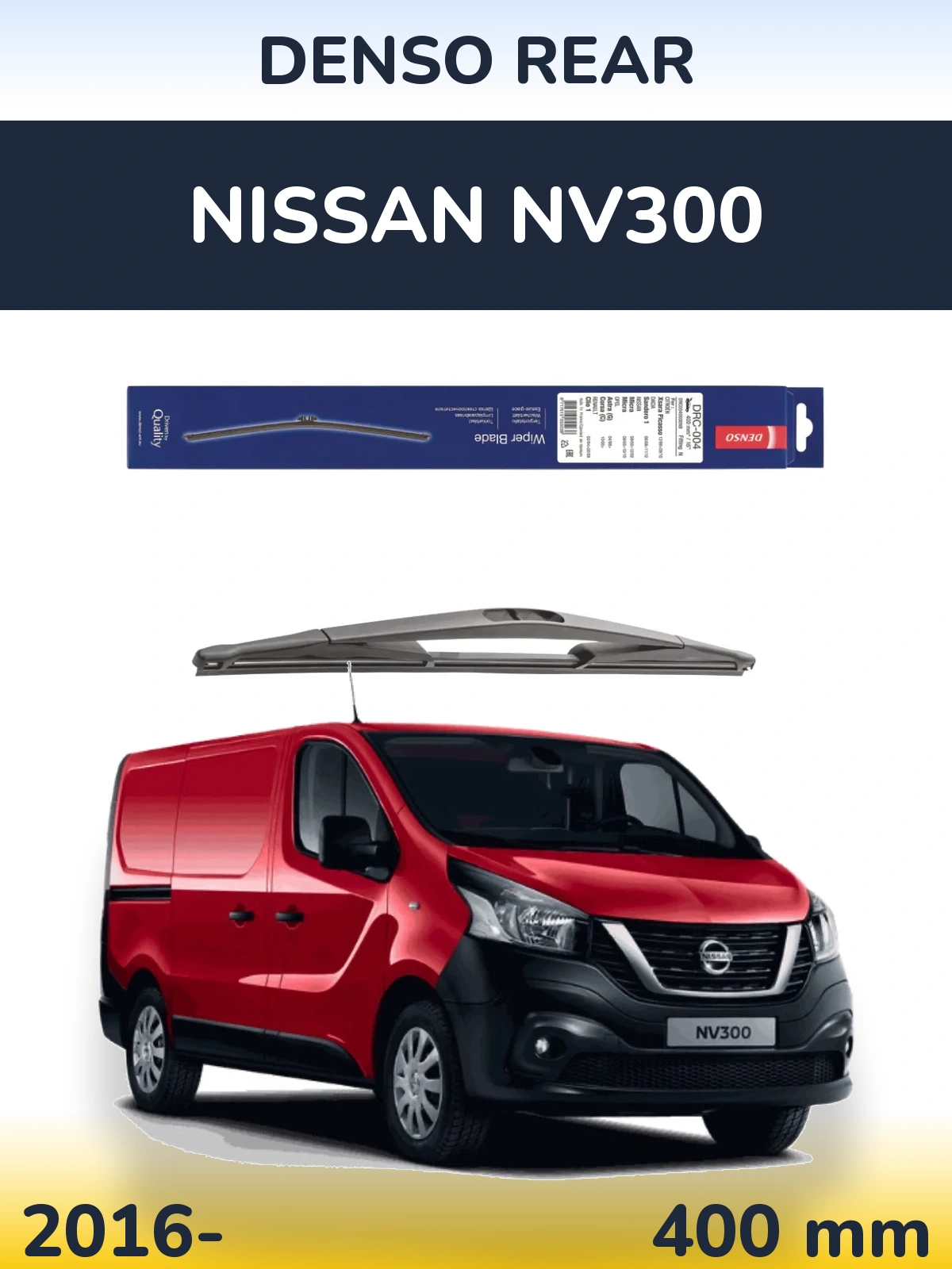 Torkarblad Denso Rear för Nissan NV300