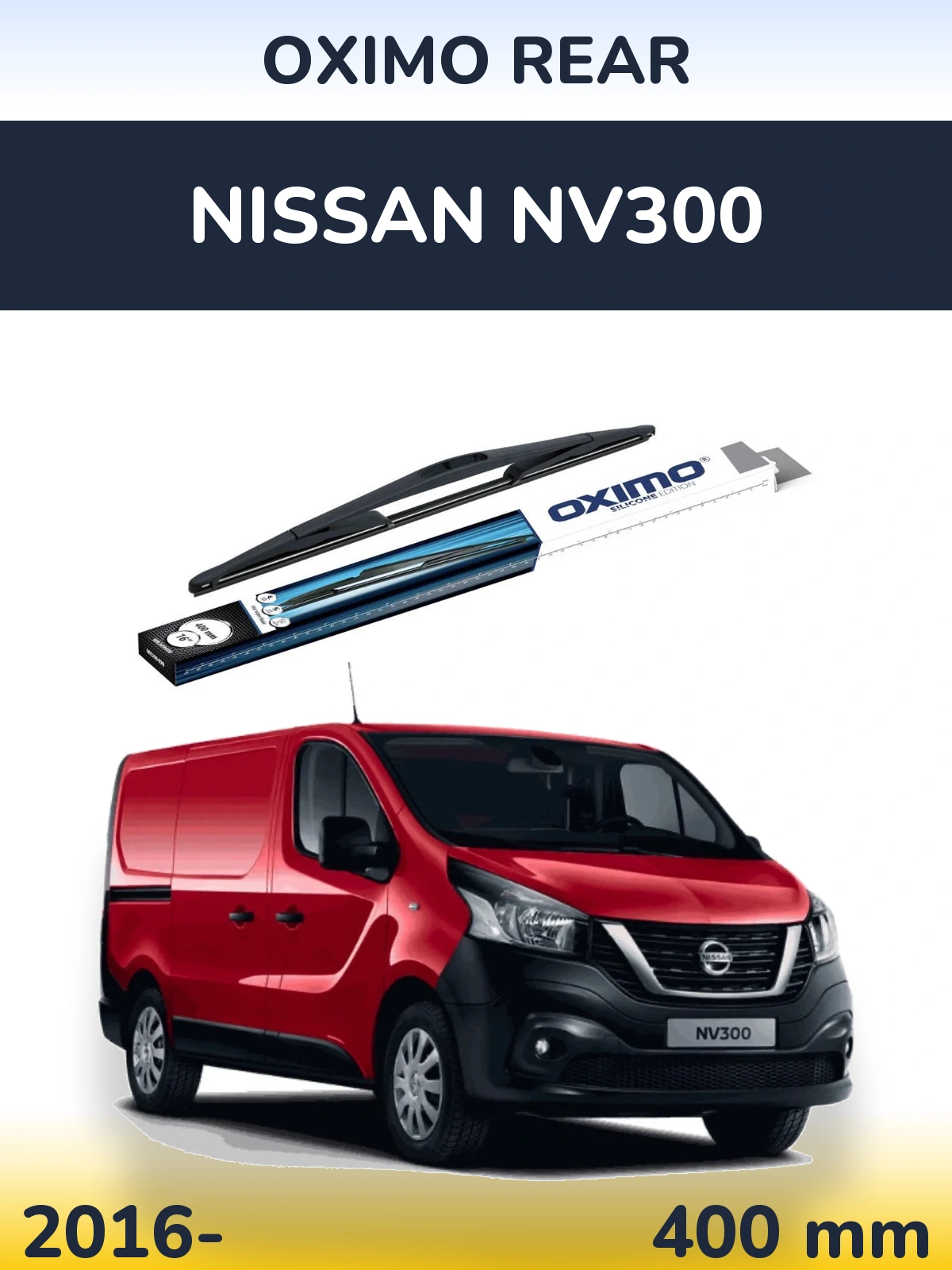 Torkarblad Oximo Rear för Nissan NV300